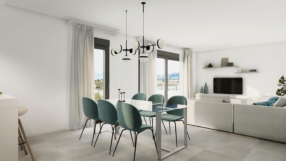 Terrace with outdoor furniture space, penthouse in Arroyo Vaquero