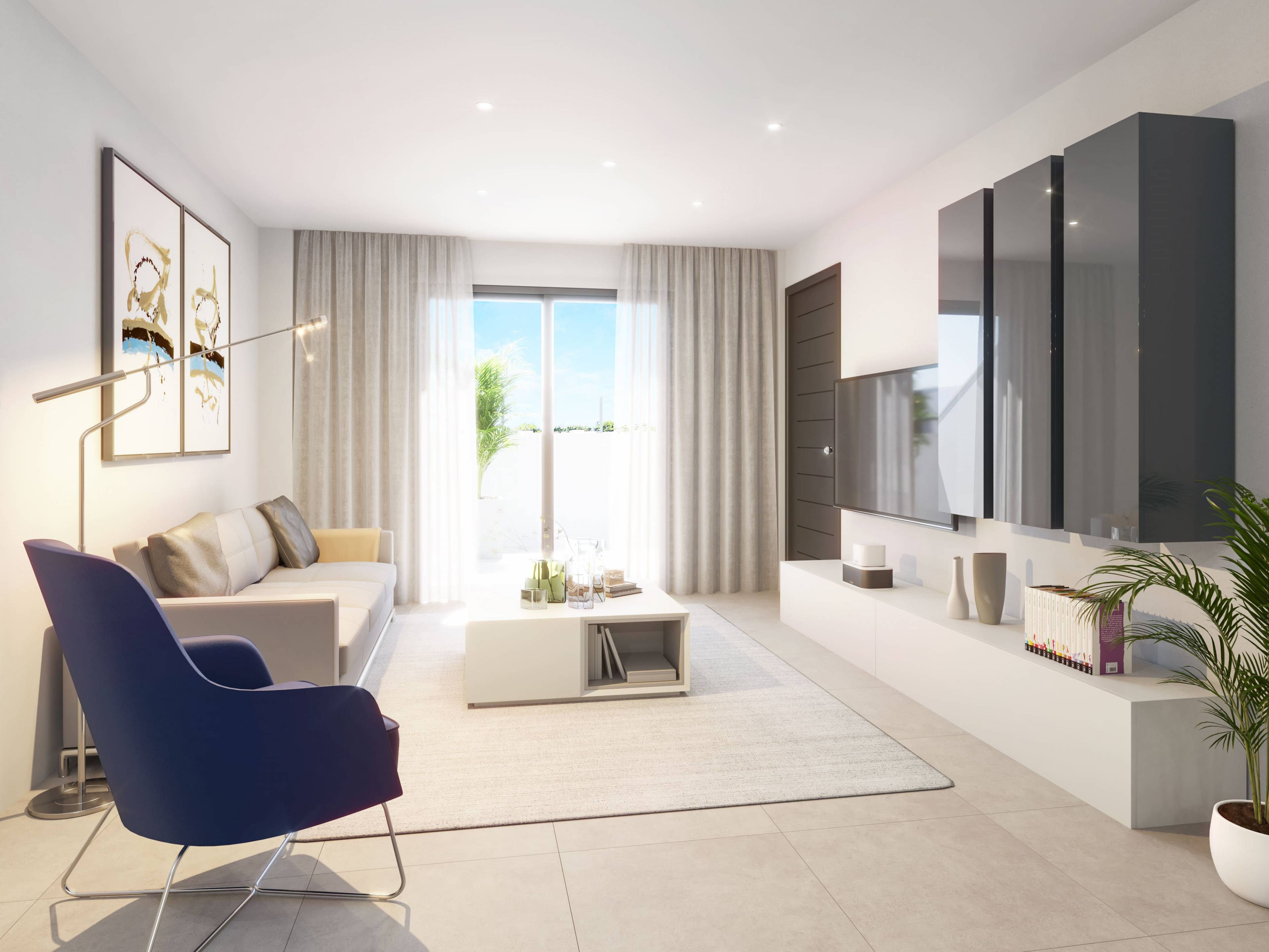 Kitchen area in apartment, San Pedro de Pinatar