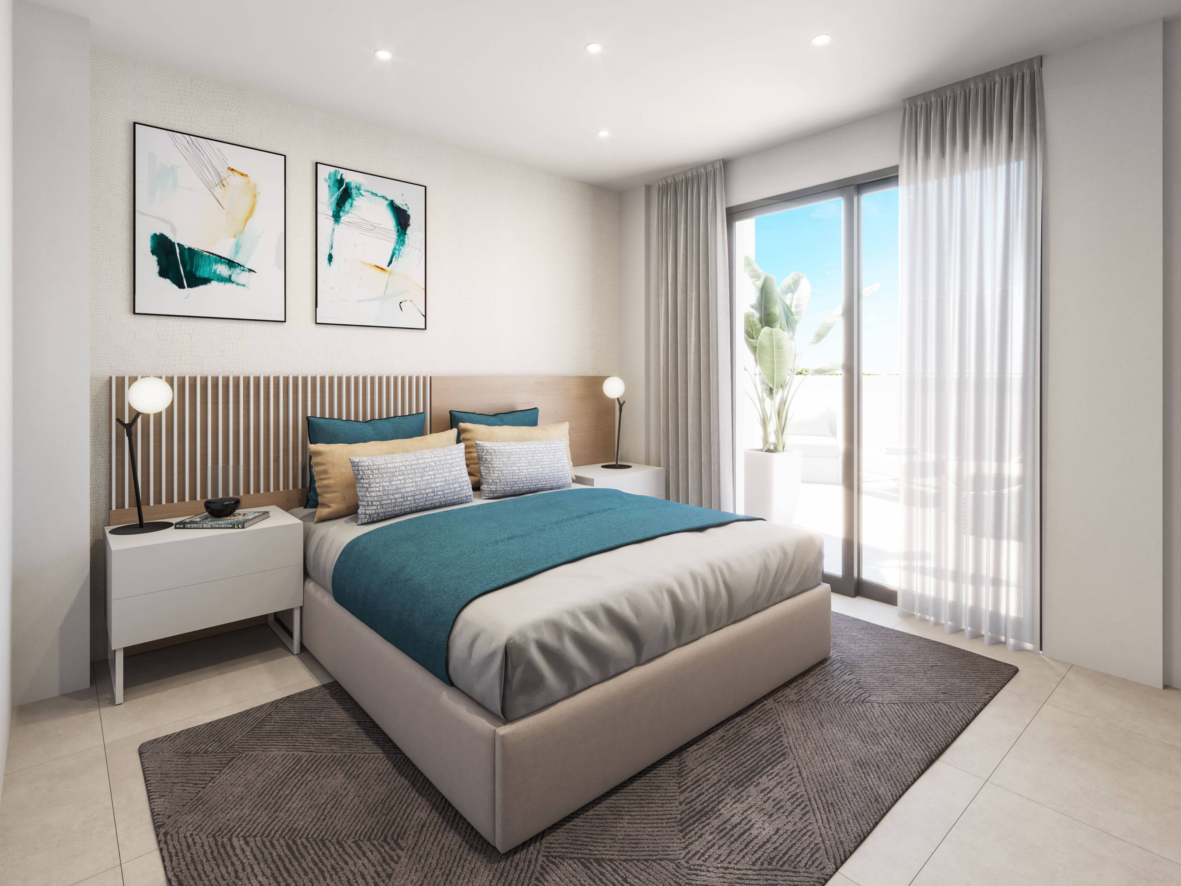 Bedroom in 1-bedroom apartment, San Pedro de Pinatar