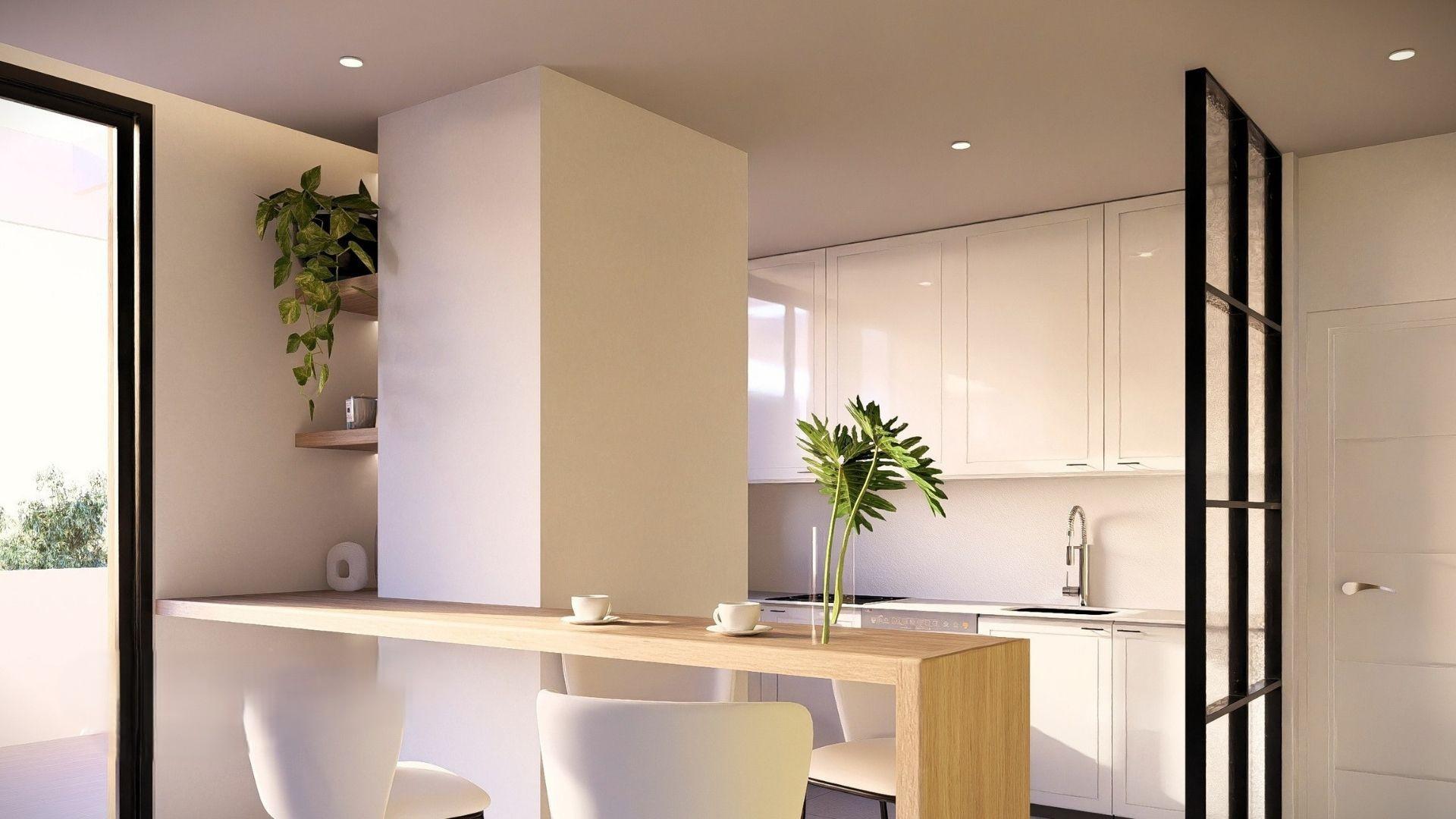 Developer brochure image, 2-bedroom apartment, Pueblo, Jávea