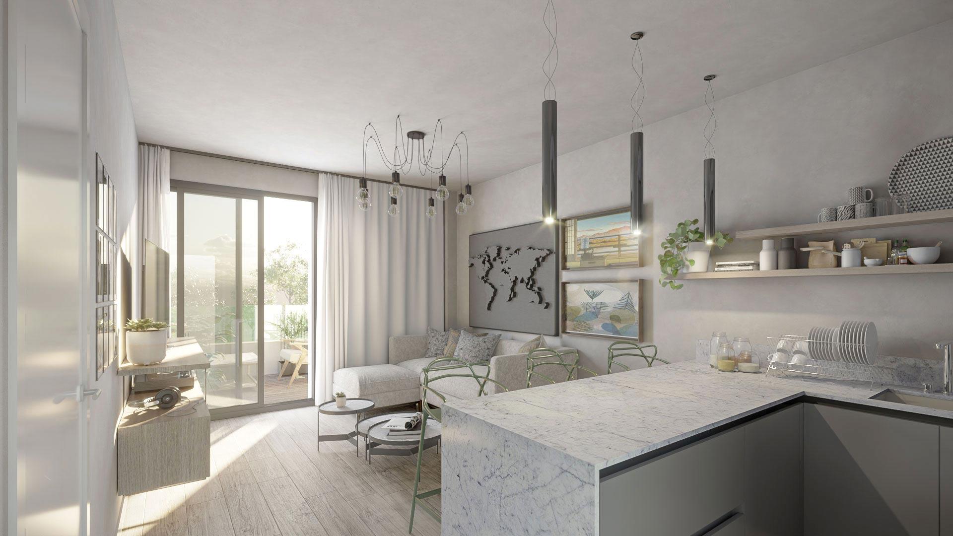 Interior view of apartment in Las Flores, Mijas
