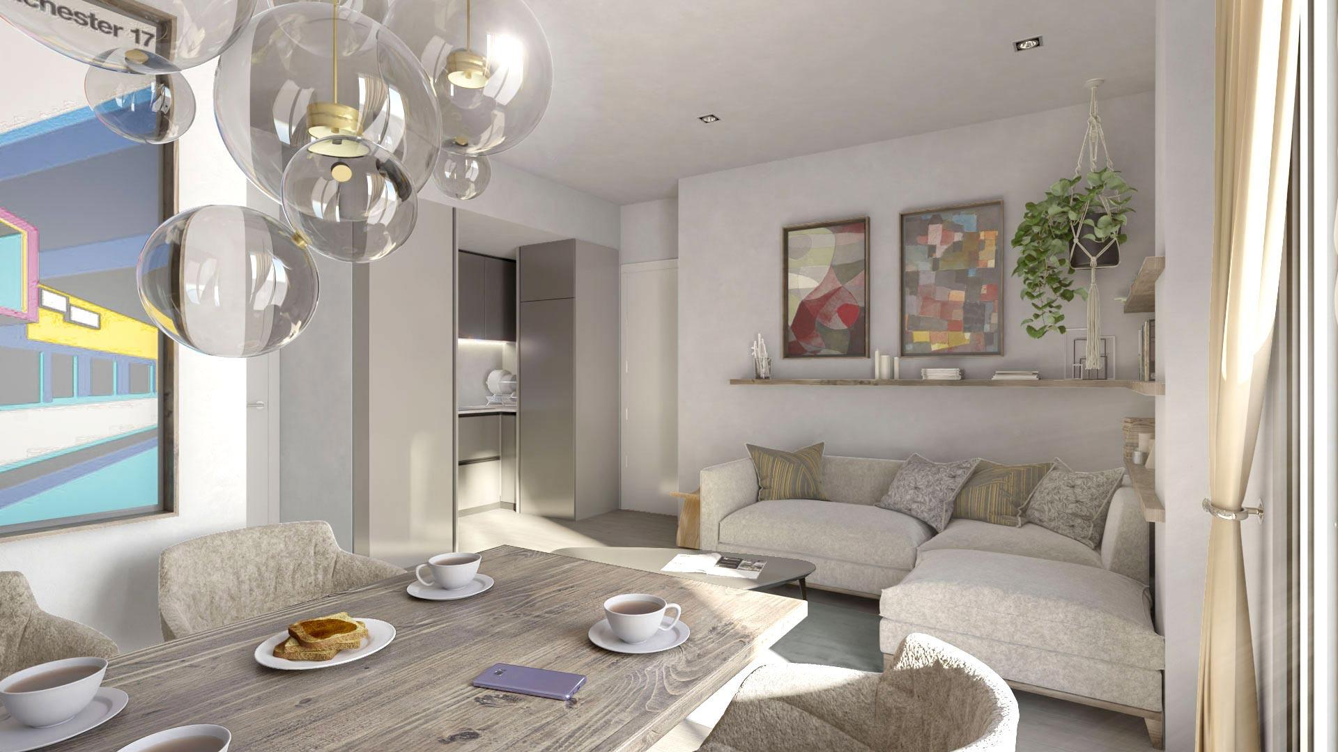 Bedroom in 3-bedroom apartment, Las Flores