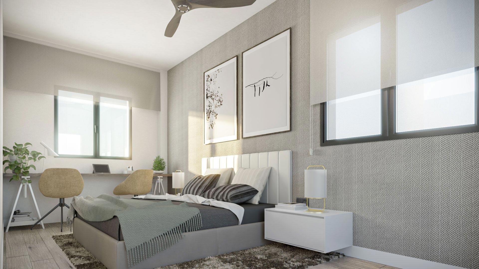 Second view of the apartment interior, Las Flores