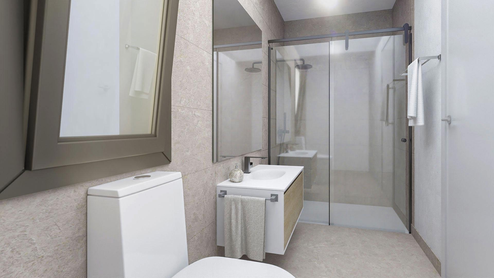 Bathroom in apartment, Las Flores