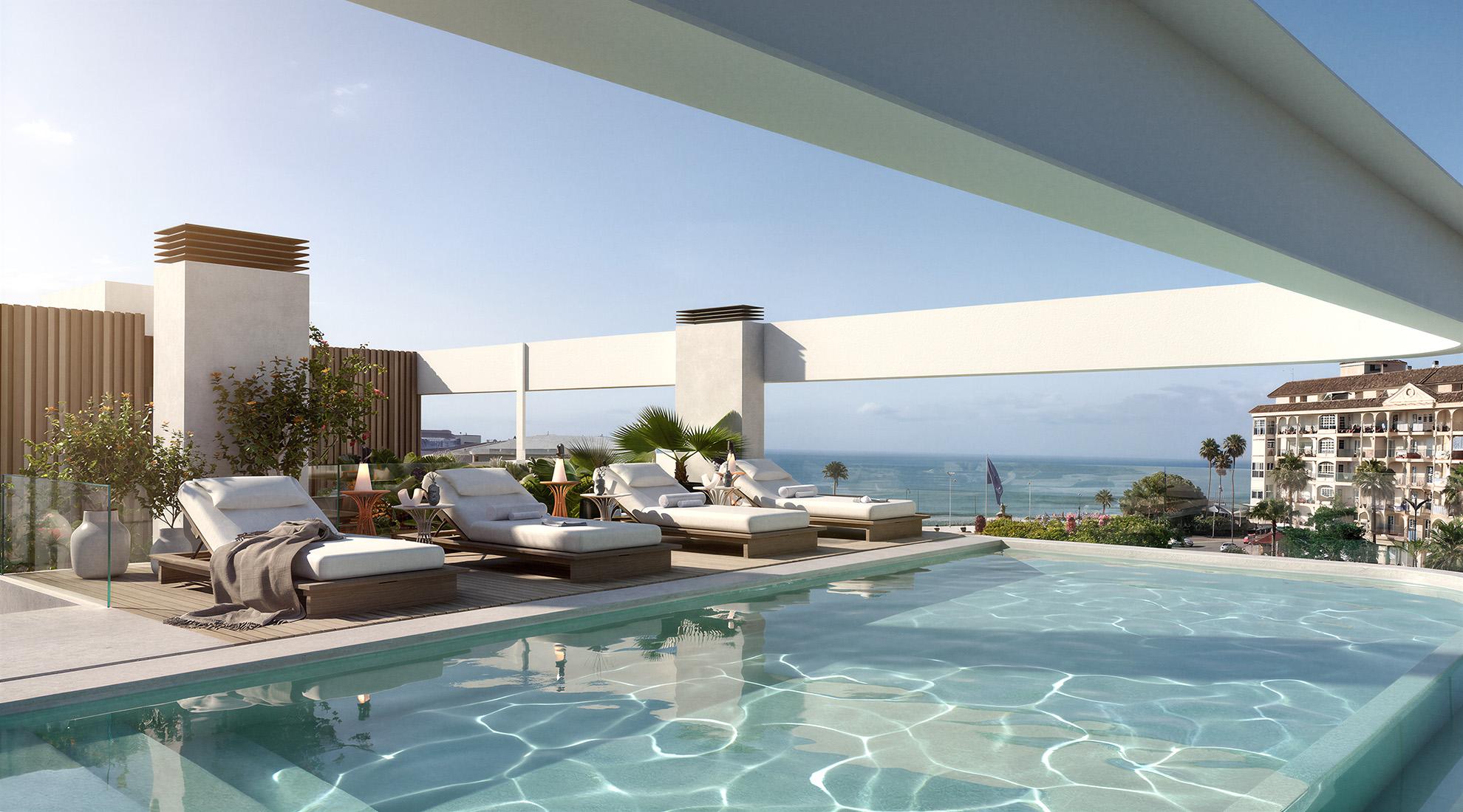 Kitchen in 2-bedroom new-build apartment, Costa Del Sol, Estepona