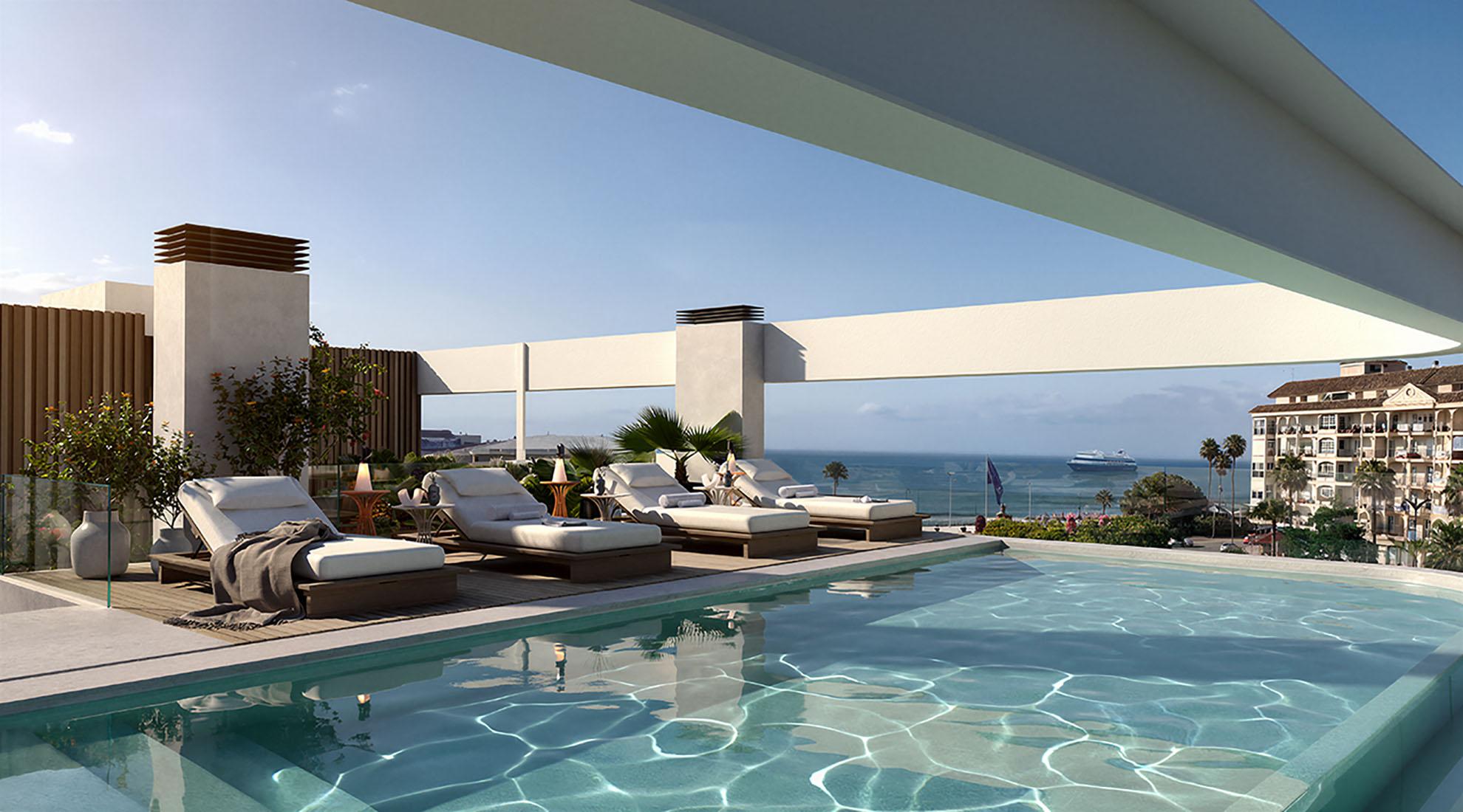 Main bedroom in 2-bedroom new-build apartment, Costa Del Sol, Estepona