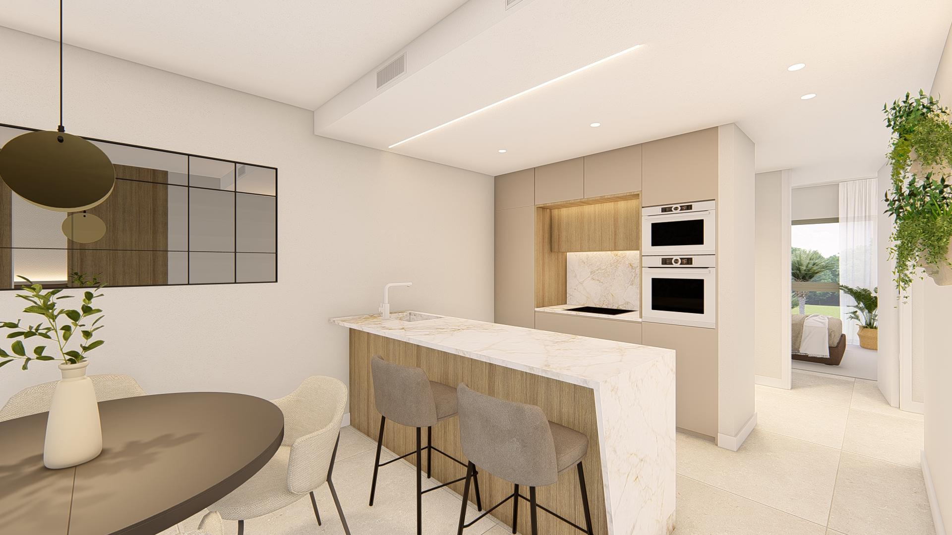 Interior view of apartment in Lomas del Rame, Los Alcázares