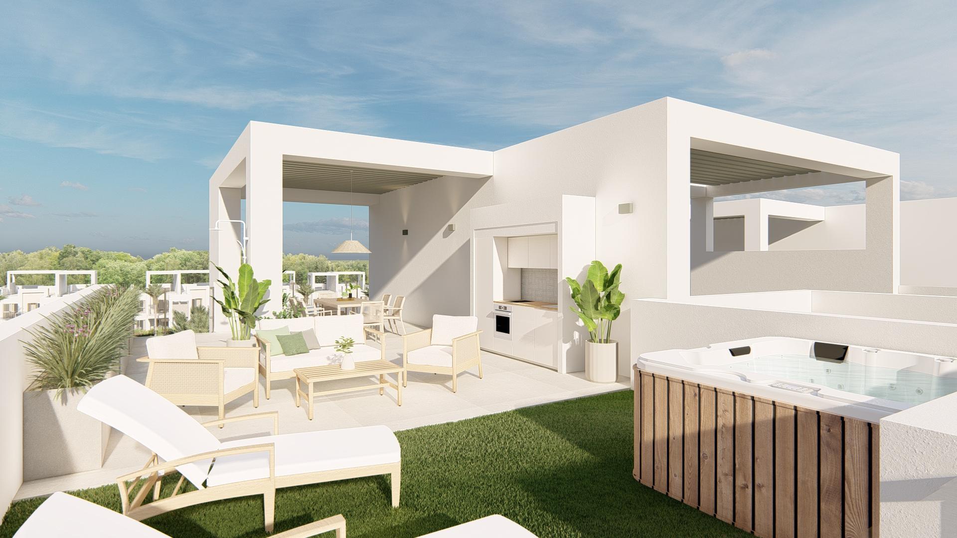 Living area in 3-bedroom apartment, Lomas del Rame