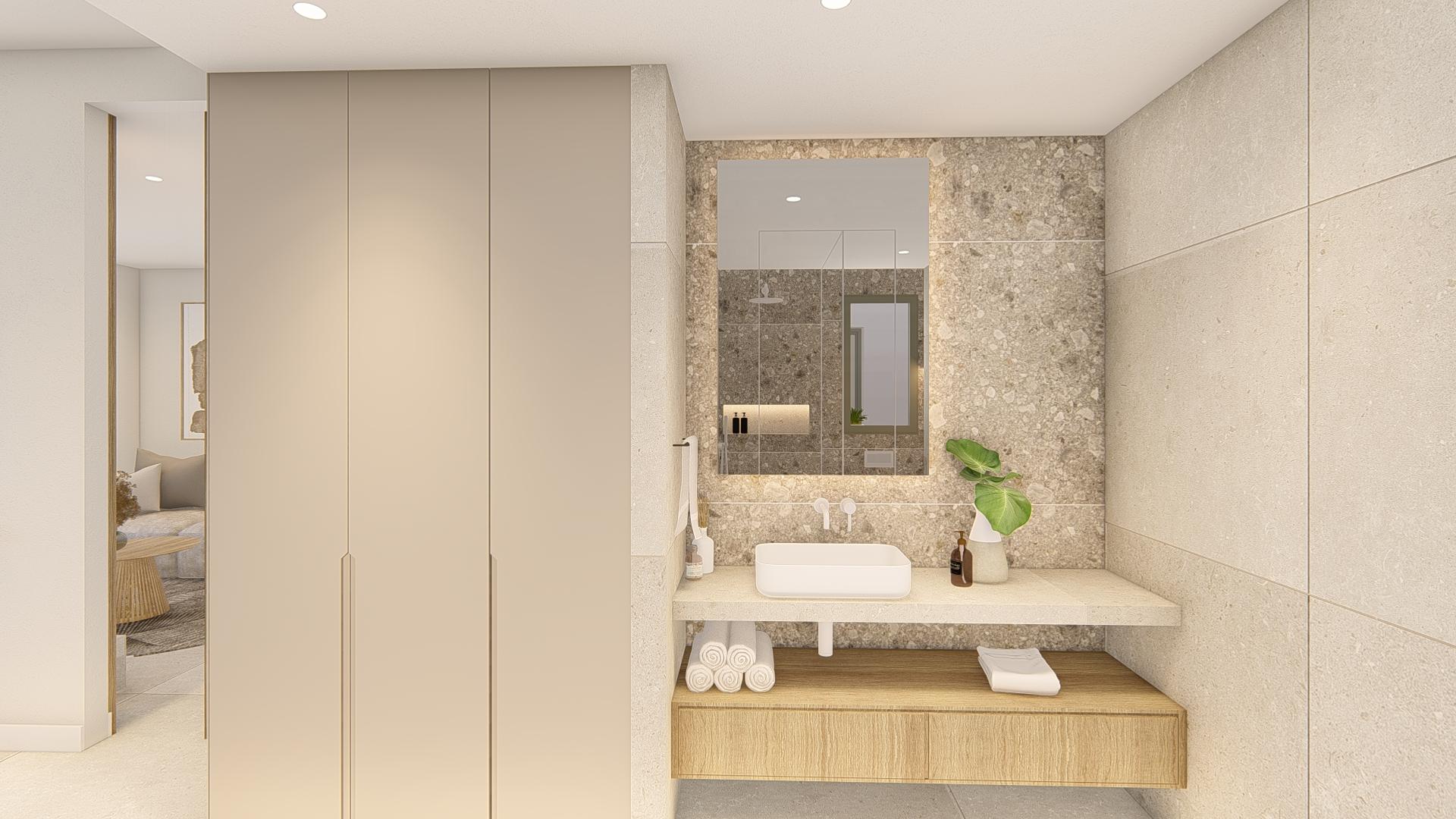 Hallway of the penthouse in Lomas del Rame, Los Alcázares (view 22)