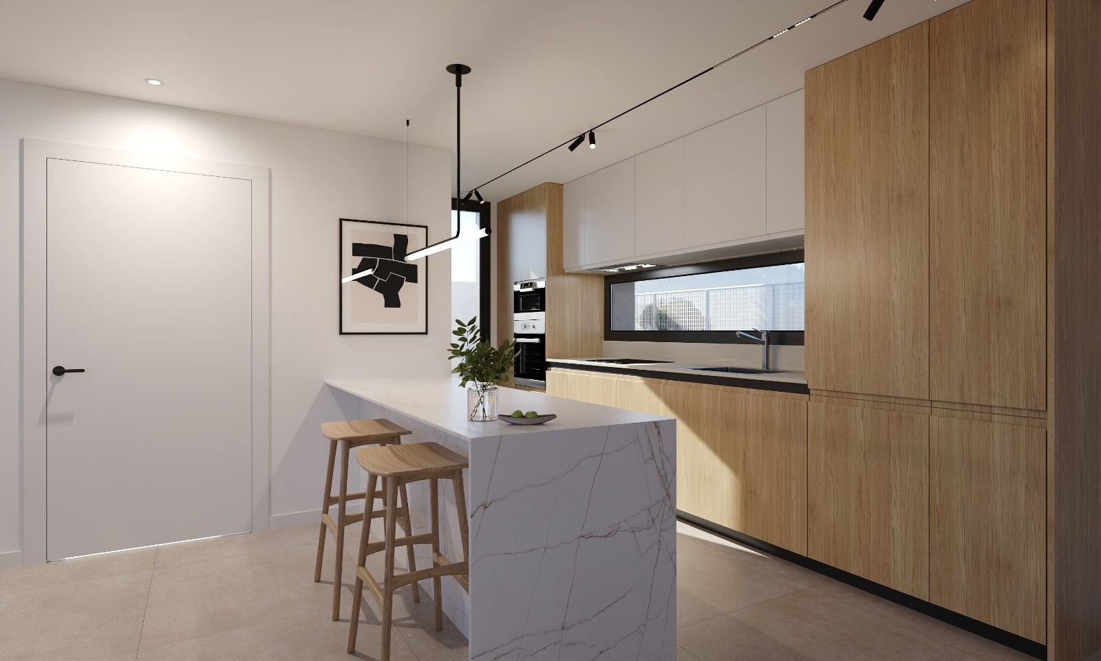 Main bedroom in new-build villa, Golf Puig Campana, Finestrat