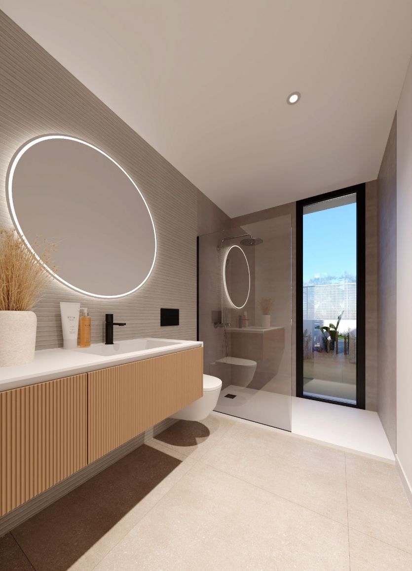 Bedroom 3 in new-build villa, Golf Puig Campana, Finestrat