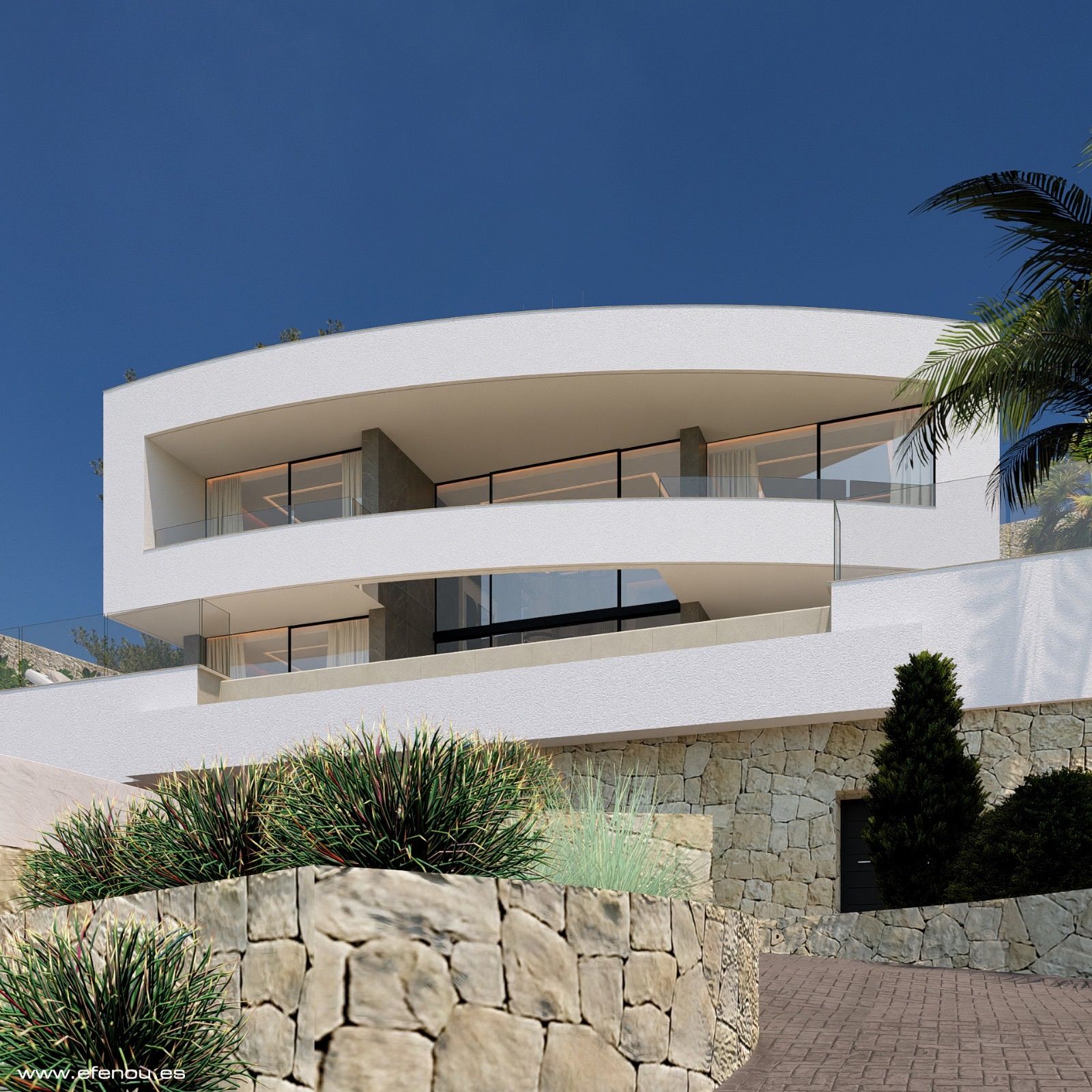 Fourth bedroom in 4-bedroom new-build villa, Cometa-Carrió, Calpe