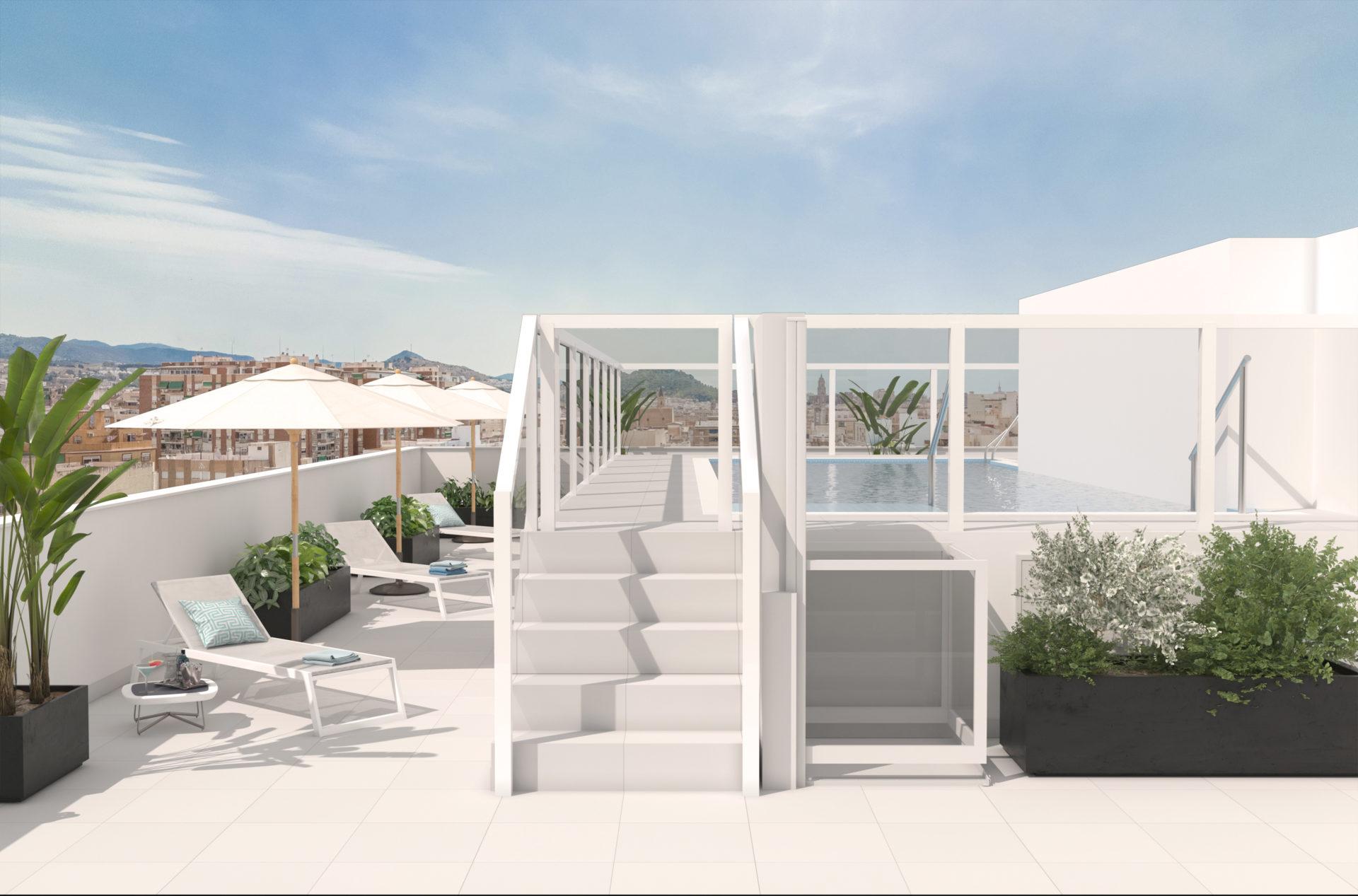 Underground parking spaces in new-build apartment block, Gamarra, Málaga
