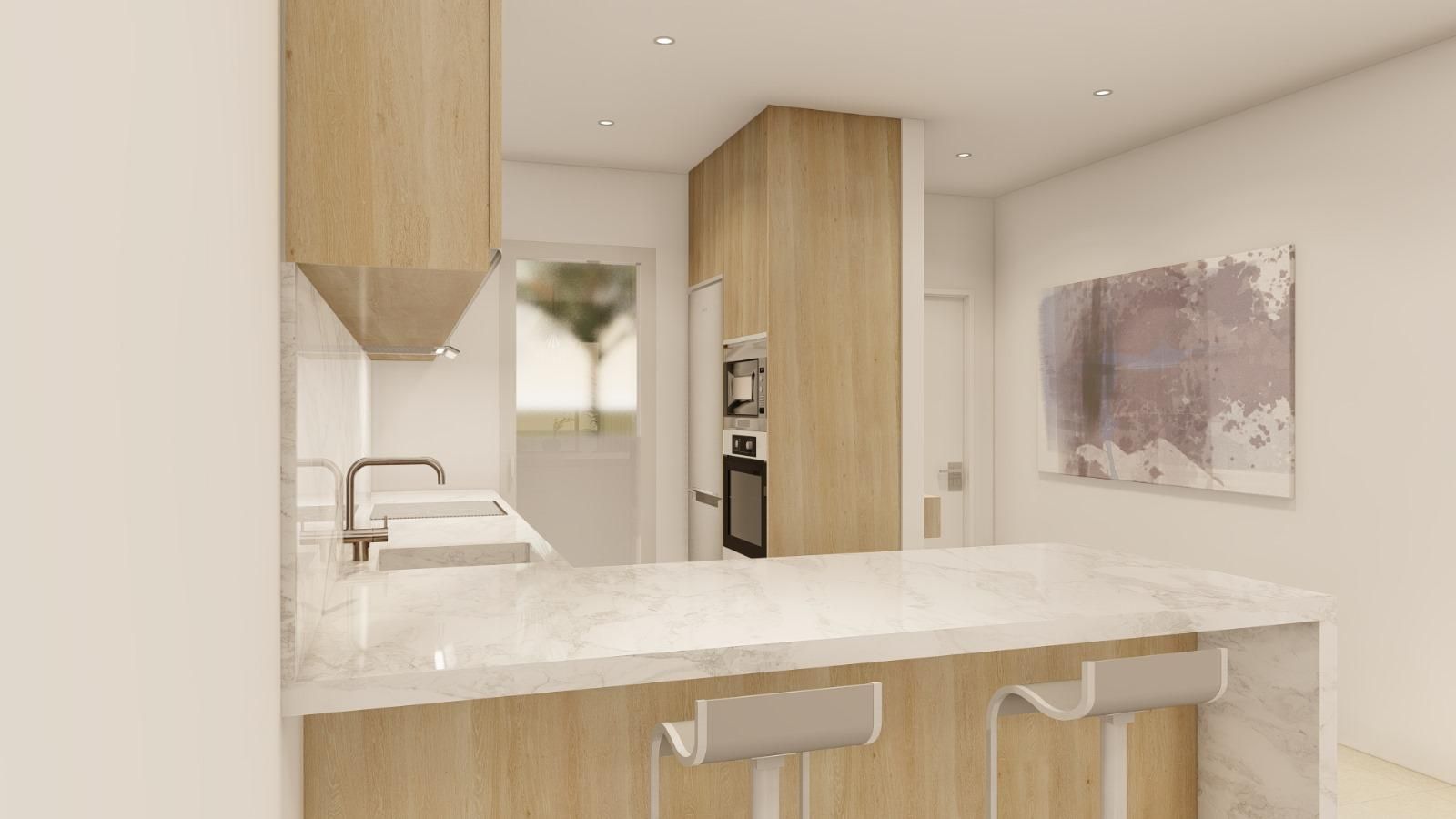 Kitchen area in apartment, La Torre de la Horadada