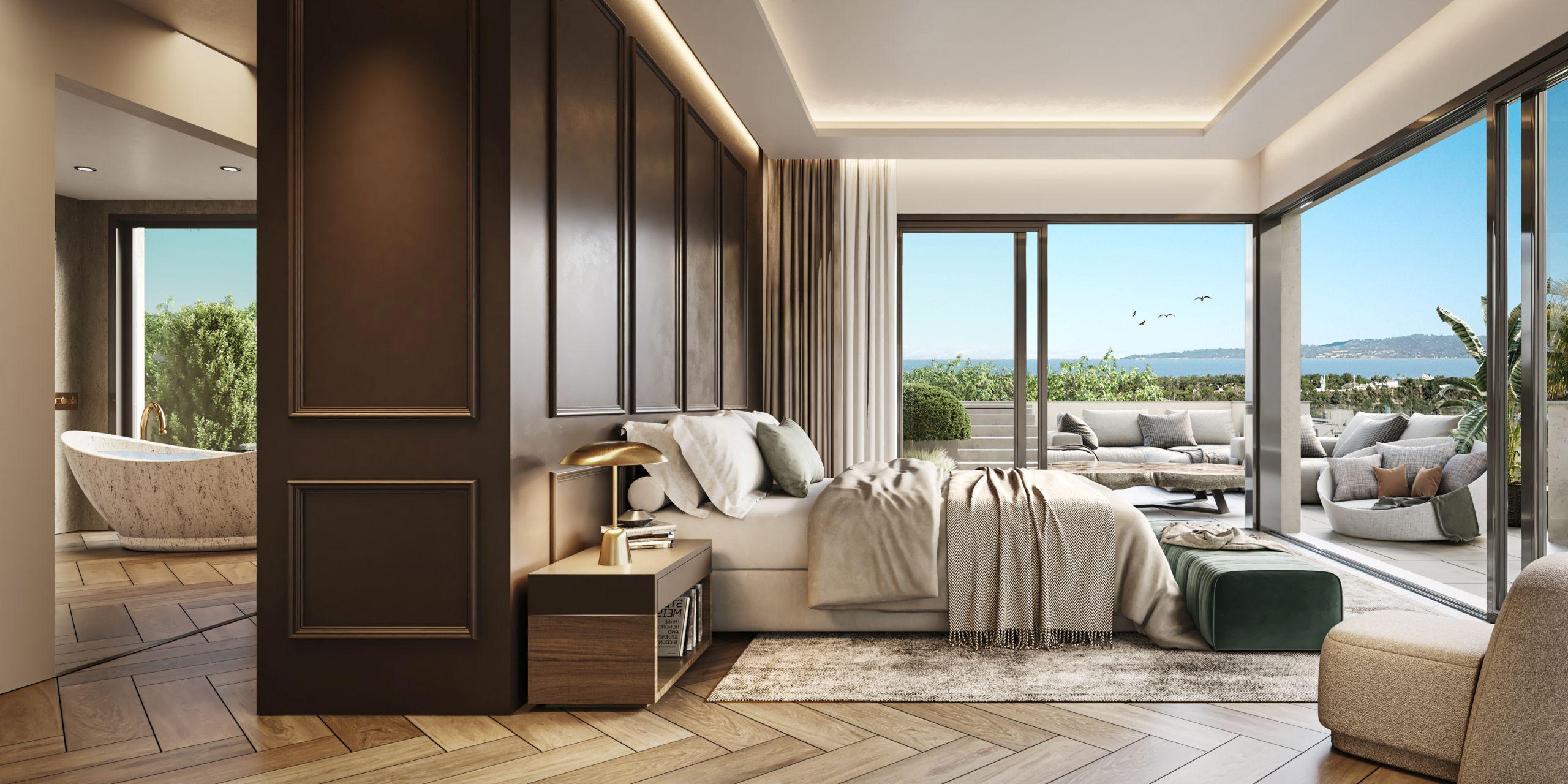 Terrace or outdoor space in new-build apartment, Rio Real, Marbella