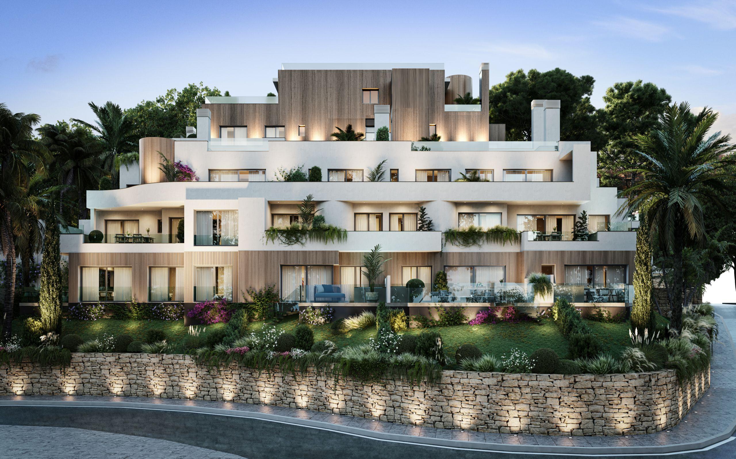 Sitting area on terrace of first-floor apartment, Rio Real, Marbella