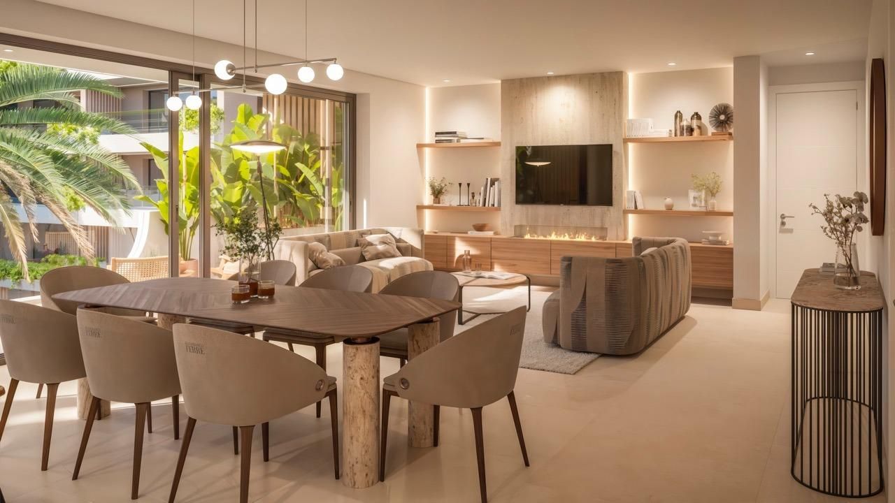 Bathroom with shower in new-build penthouse, San Pedro De Alcantara