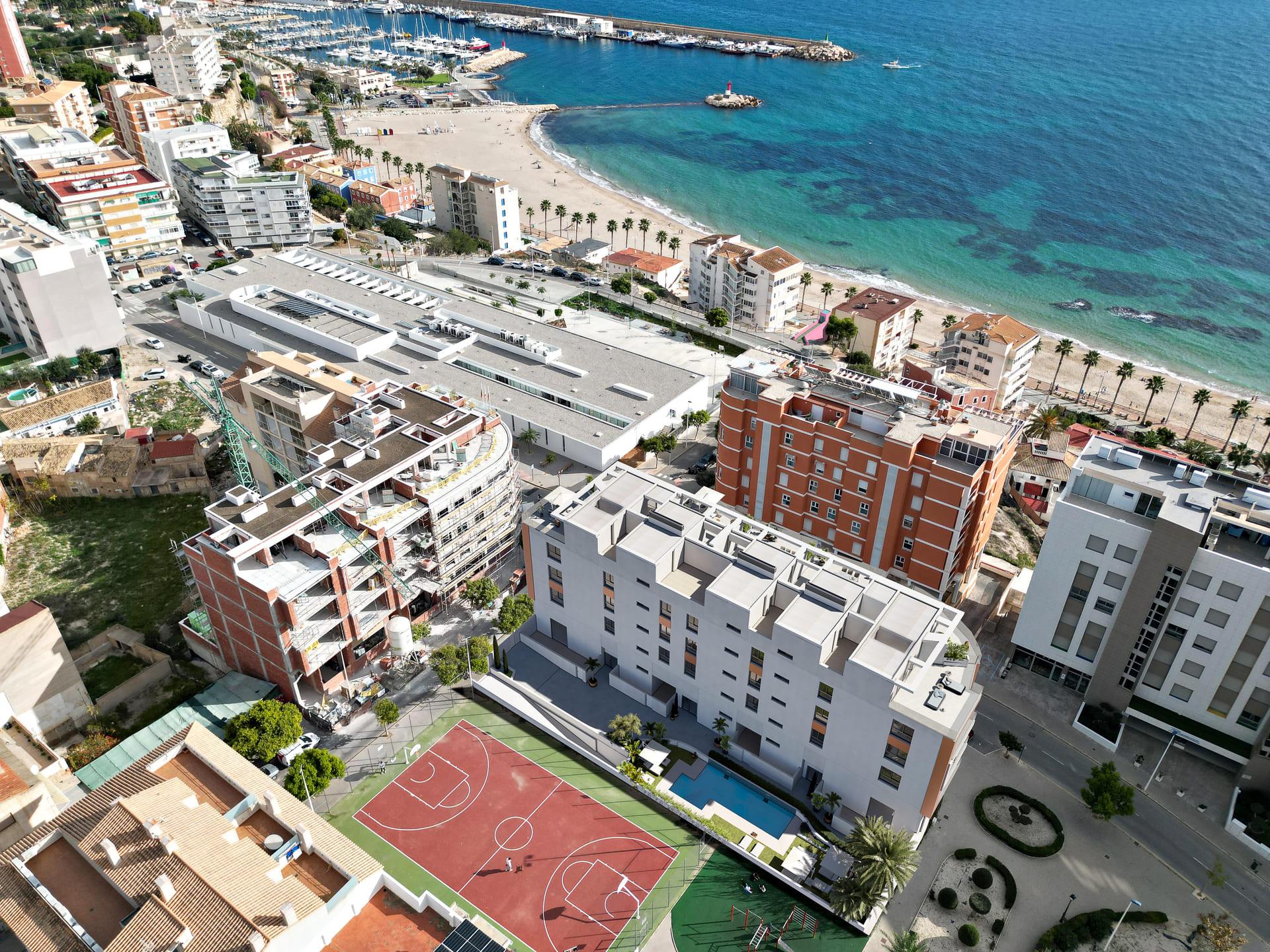 Building detail of the penthouse in Villajoyosa, Villajoyosa