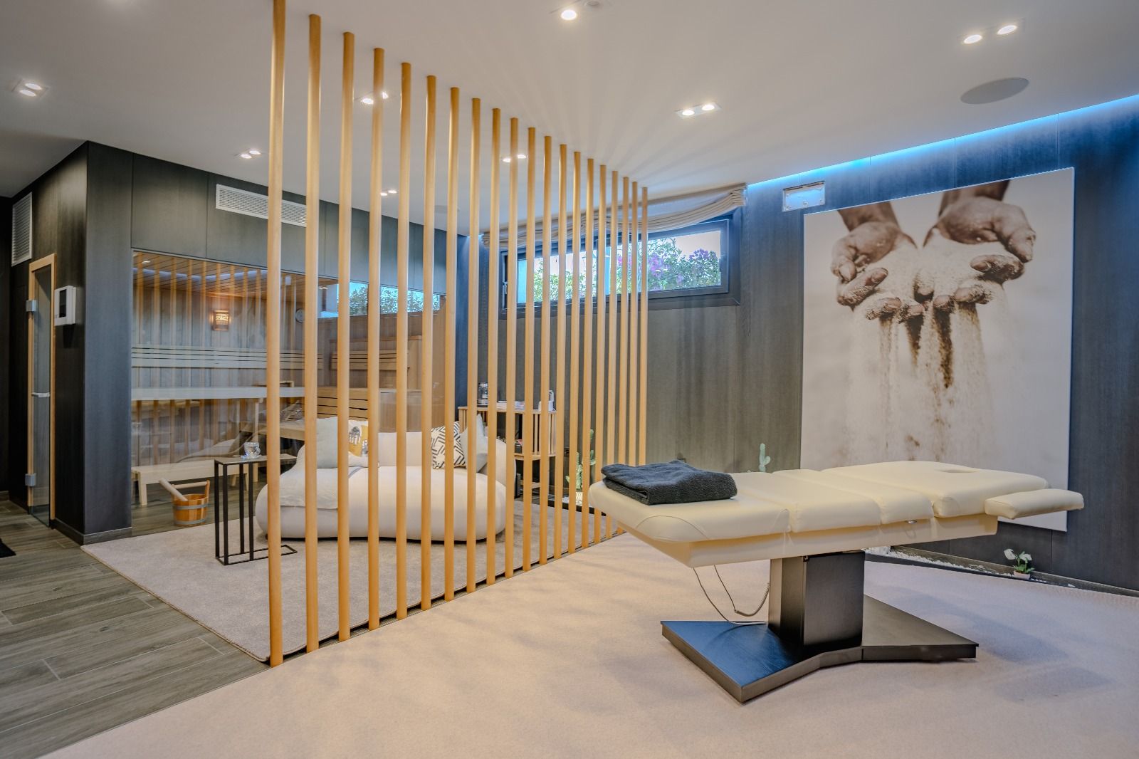 Interior hallway on ground floor of villa, La Cala Golf