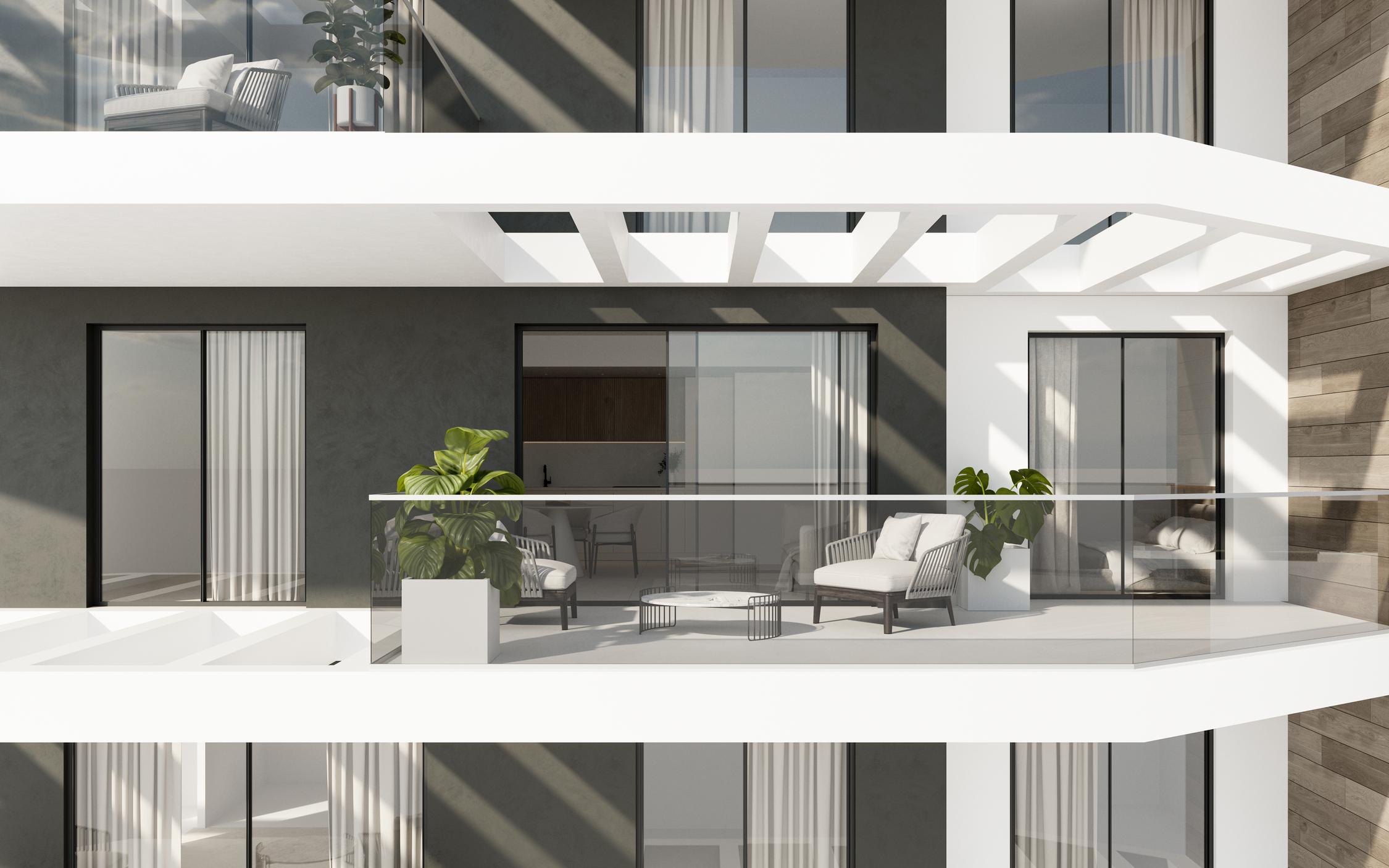 Dining area adjacent to the living room