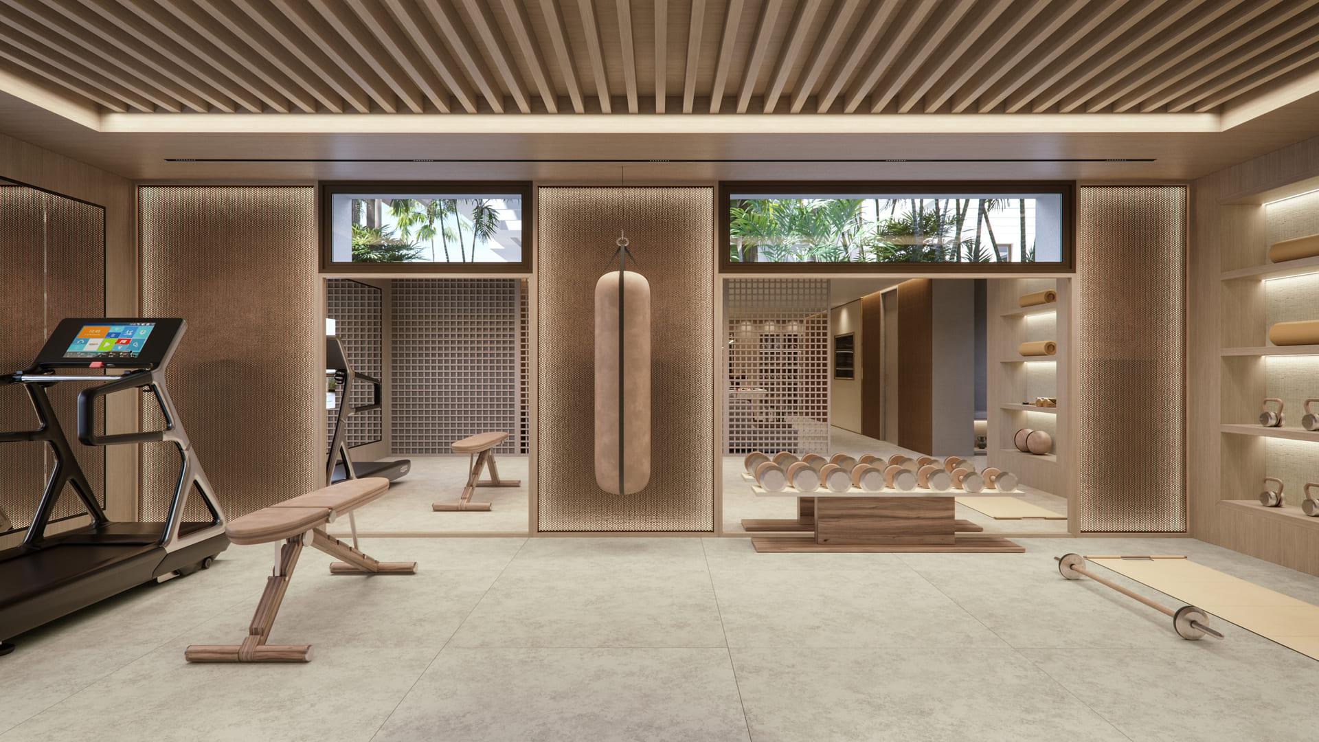 Outdoor dining area beside pool in new-build villa, Nueva Andalucía