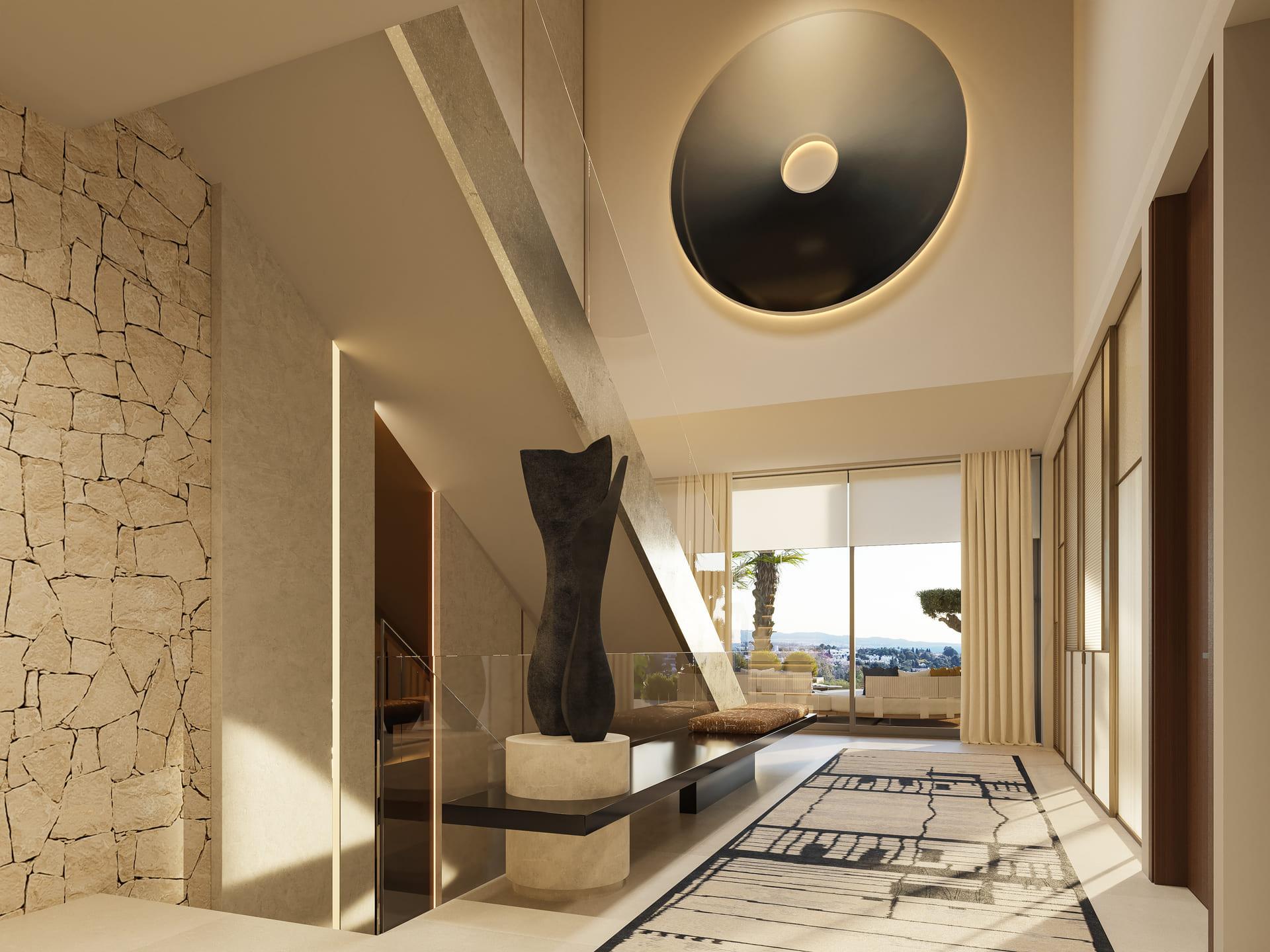 Built-in wardrobes in bedroom, 4-bedroom villa, Nueva Andalucía