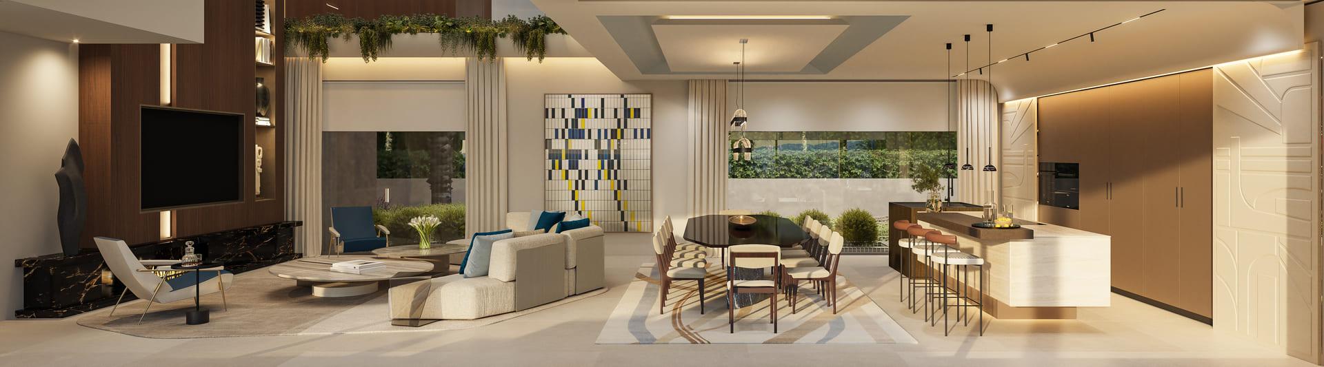 Ground-floor entrance hall, new-build 5-bedroom villa, Nueva Andalucía