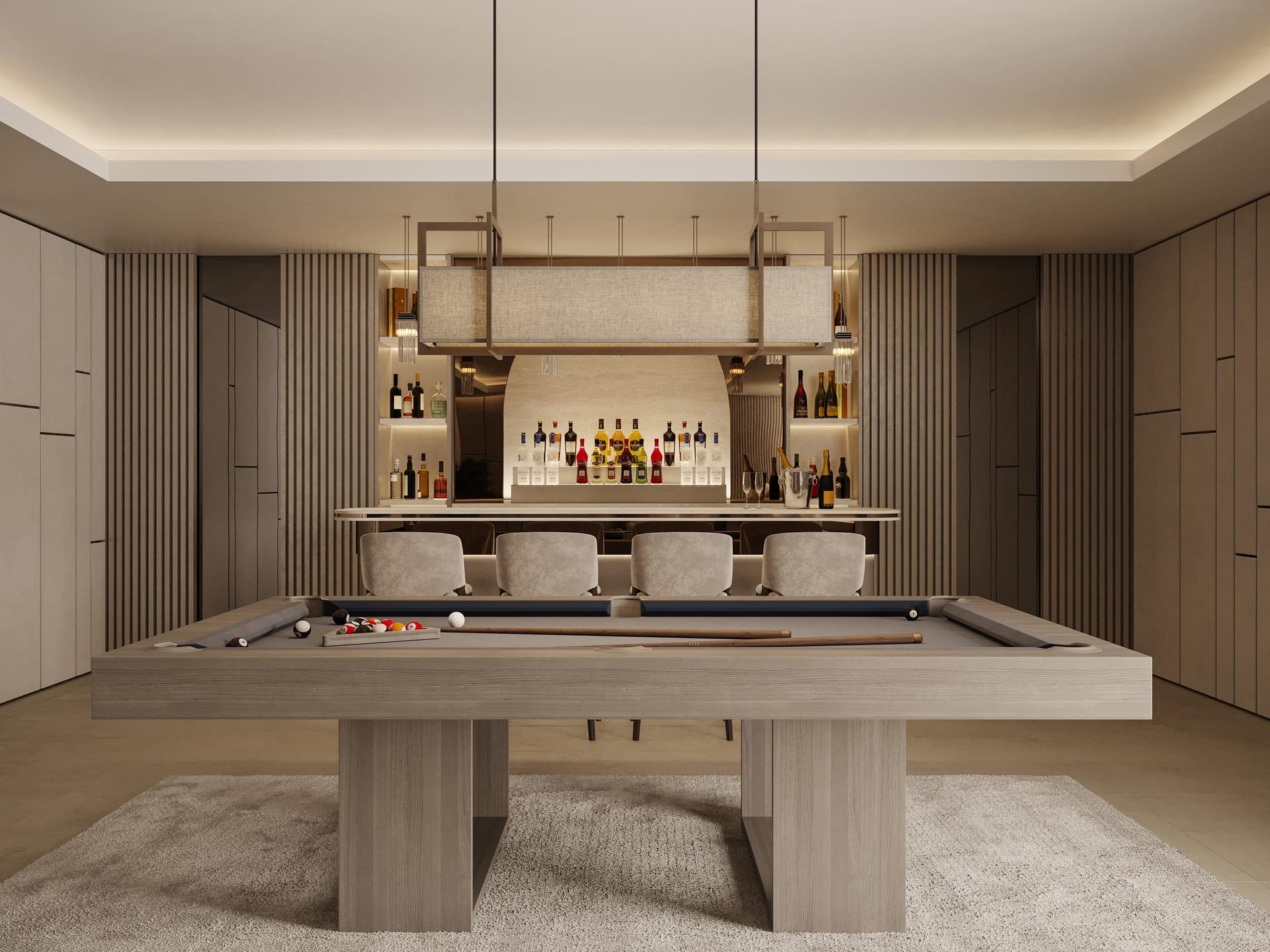 Interior detail showing finishes in new-build villa, Nueva Andalucía