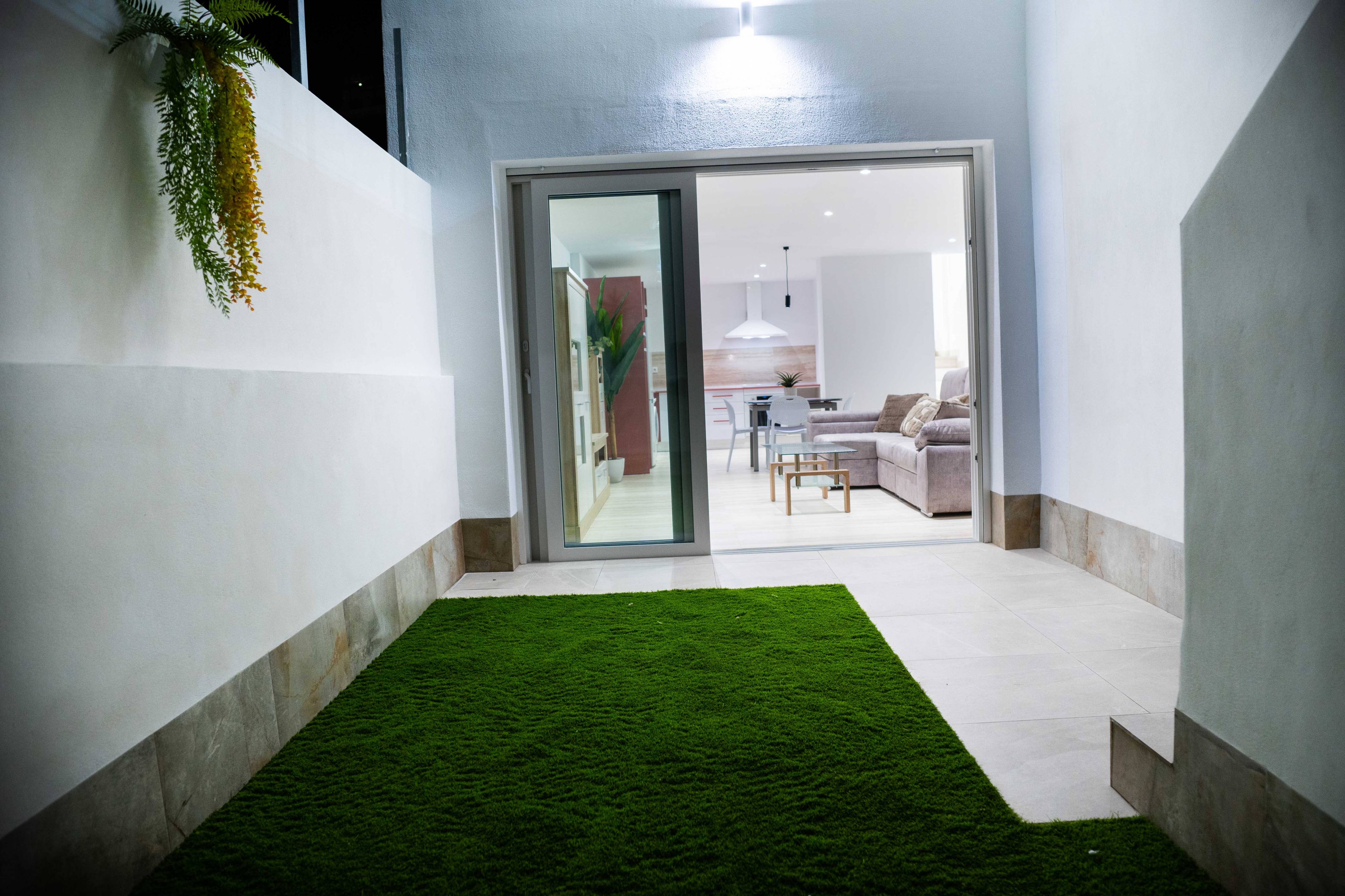 Street view of new-build villa location in La Marquesa, Rojales