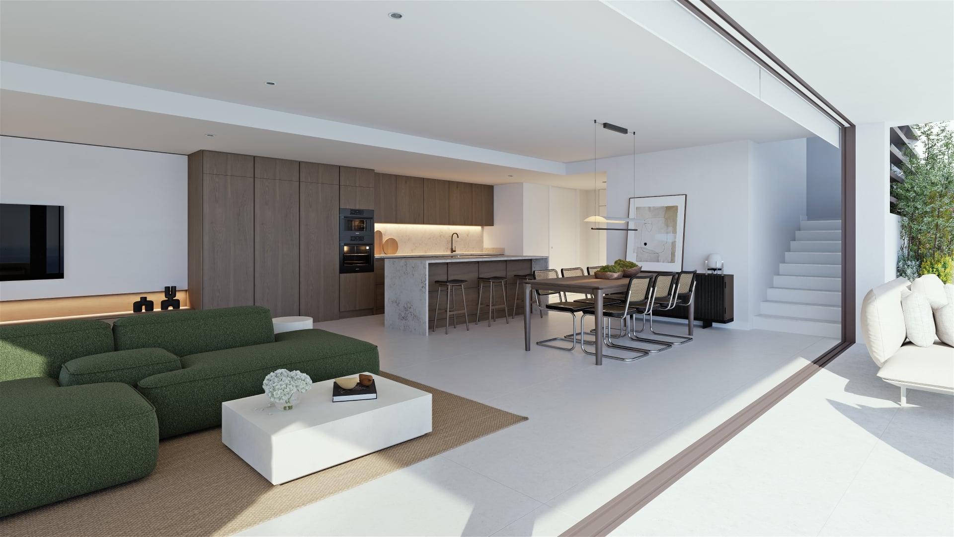 Kitchen in new-build villa, Altea La Nova, Altea