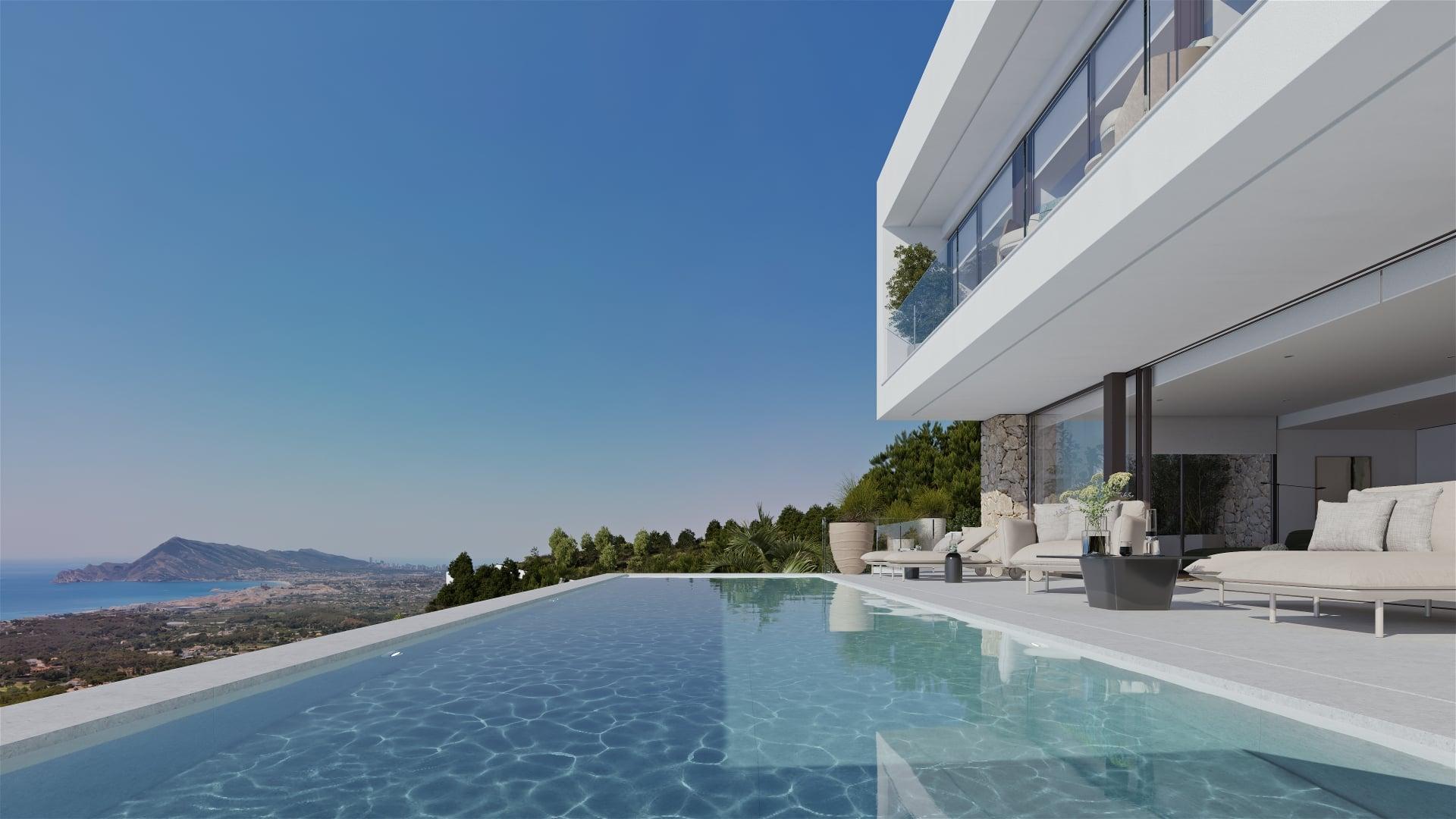 Main bedroom in new-build villa, Altea La Nova, Altea