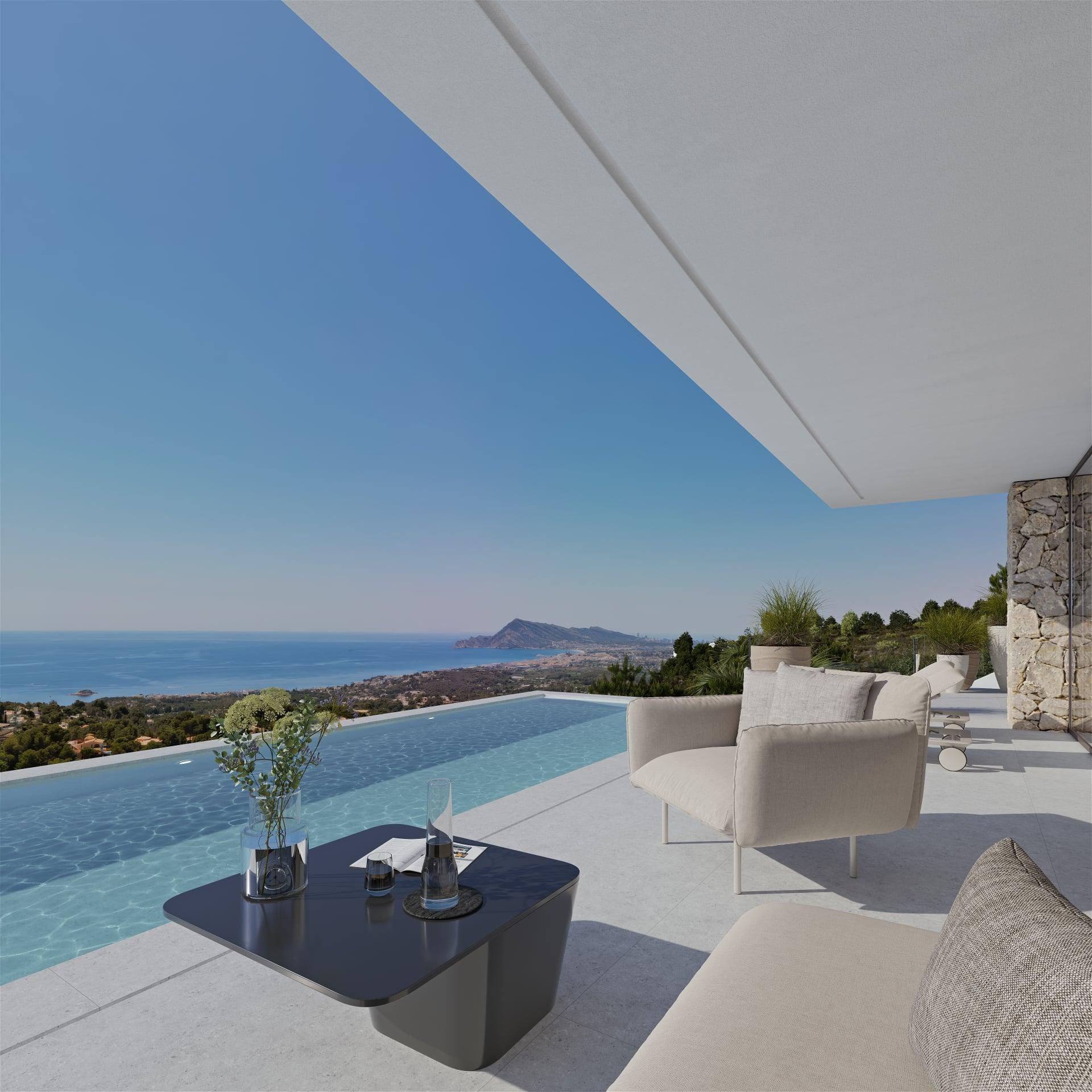 Second bathroom in new-build villa, Altea La Nova, Altea