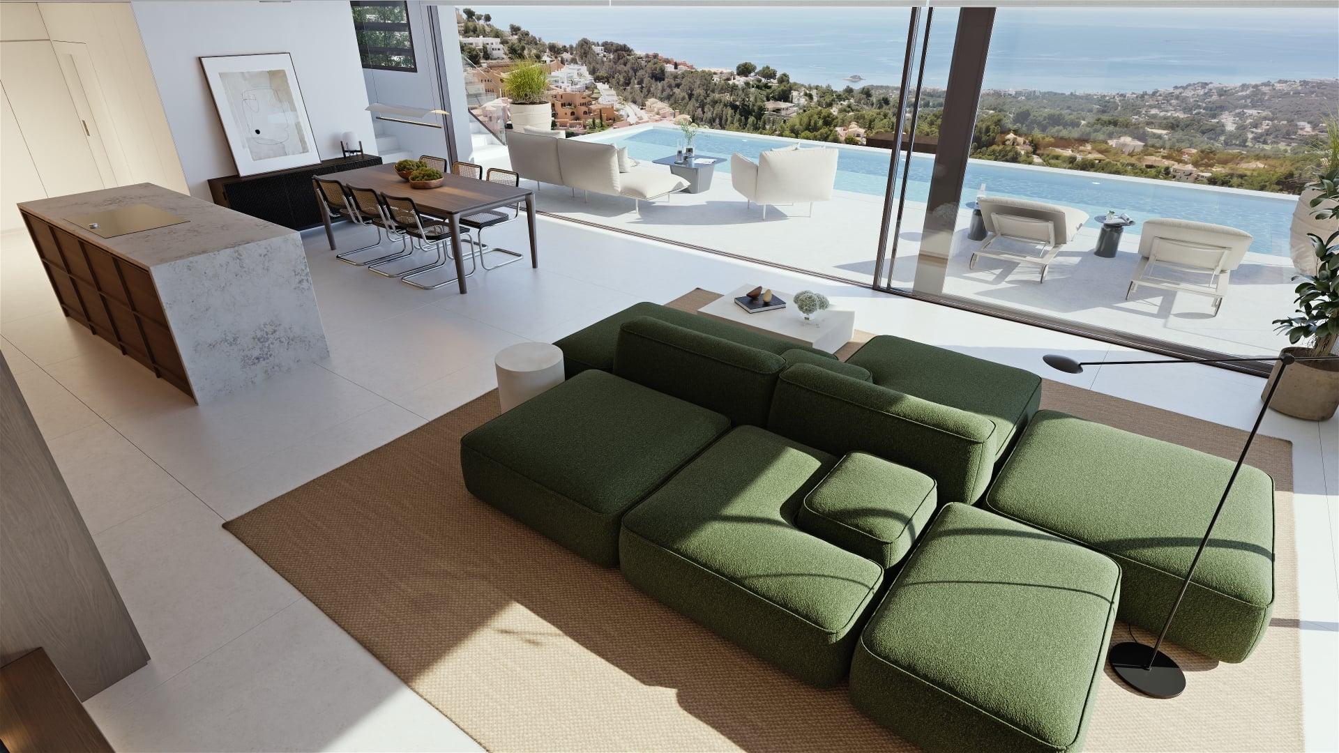 Third bathroom in 4-bedroom villa, Altea La Nova