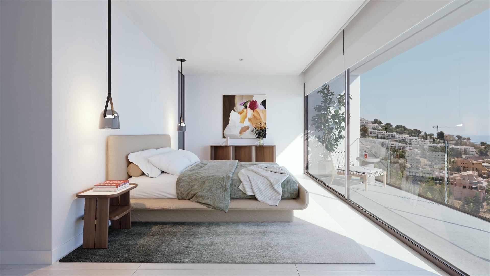 Upper floor landing in 4-bedroom villa, Altea La Nova