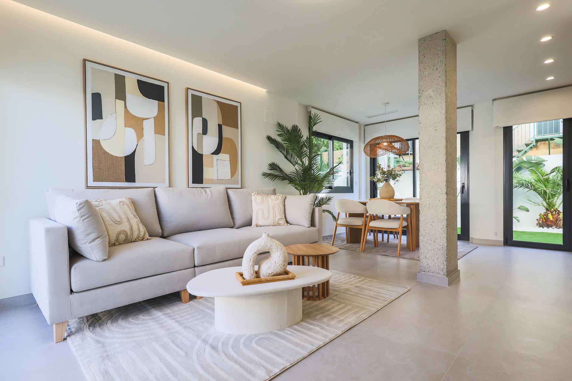 Kitchen appliances and fitted units in new-build villa, Orihuela Costa