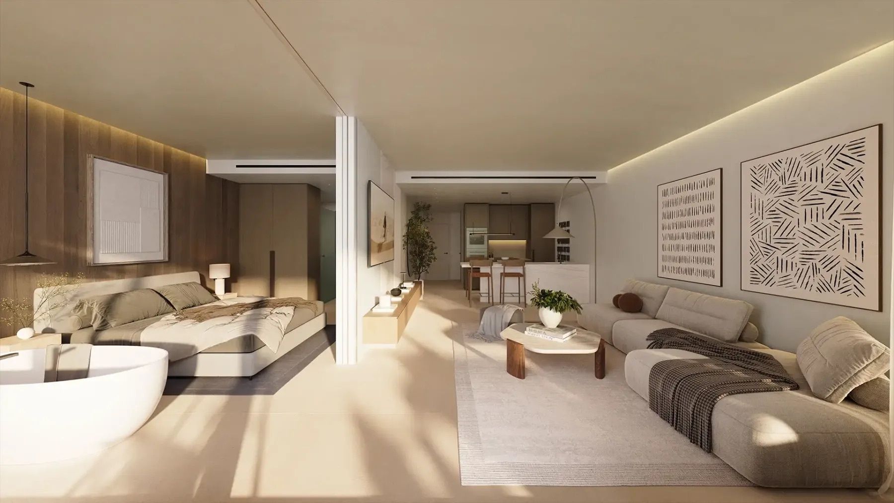 Main bedroom in 2-bedroom villa, El Higuerón, Fuengirola