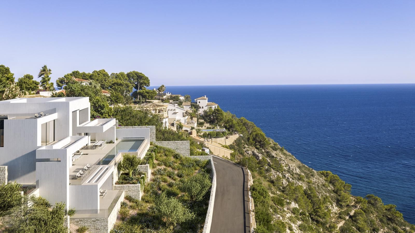 Open-plan kitchen and dining area in 4-bedroom villa, Granadella