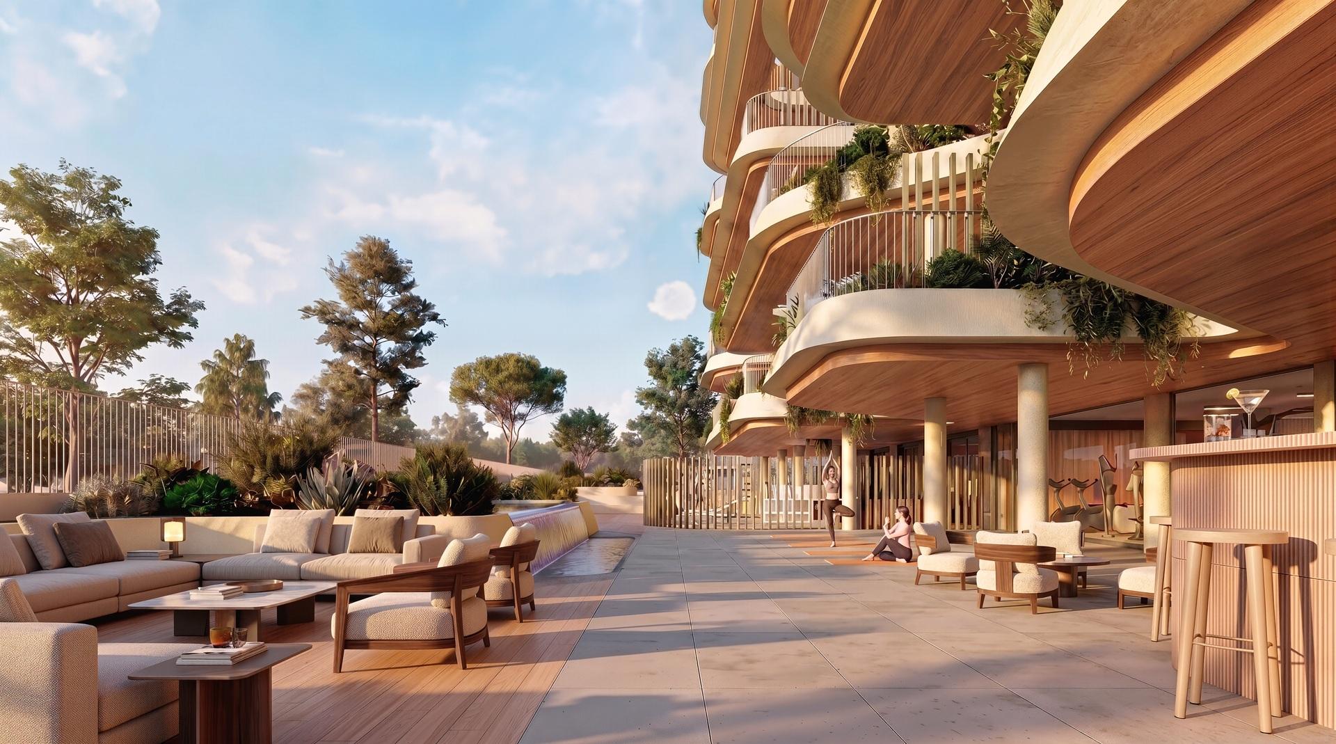 Building communal area or lobby, new-build development, La Calerita