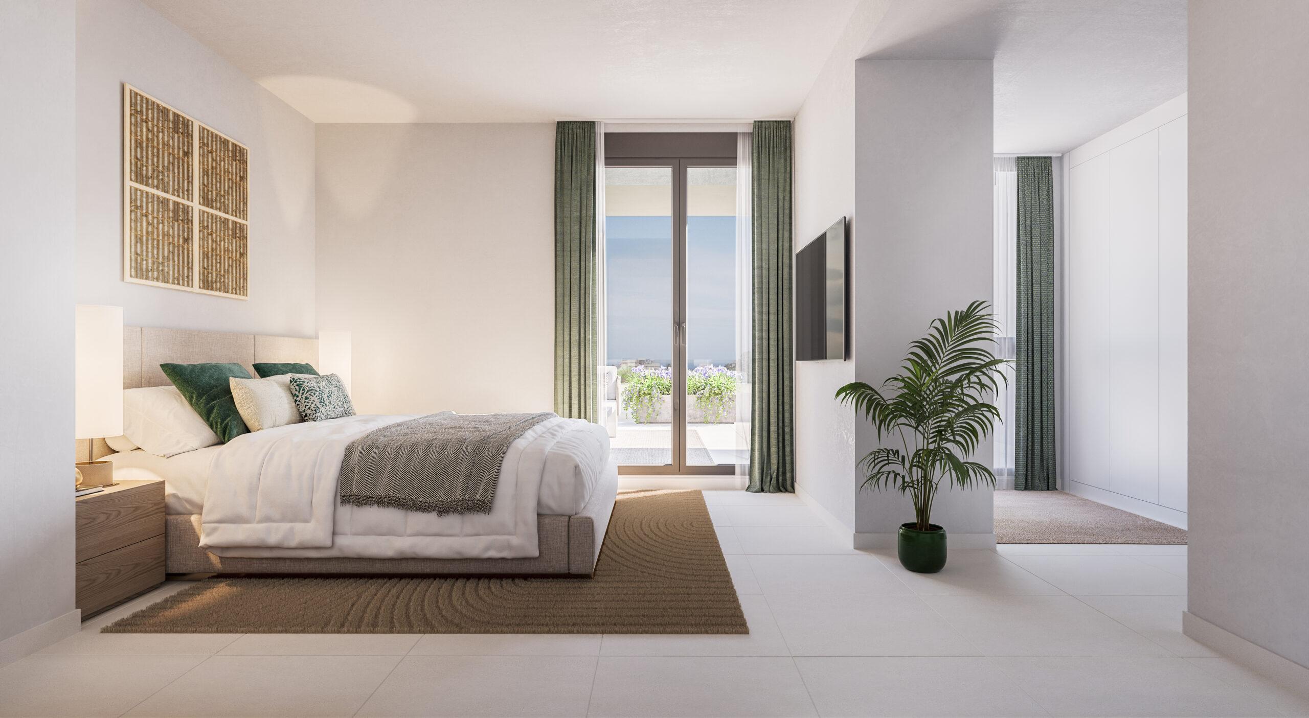 Second bathroom in 3-bedroom new-build penthouse, Valle Romano Golf