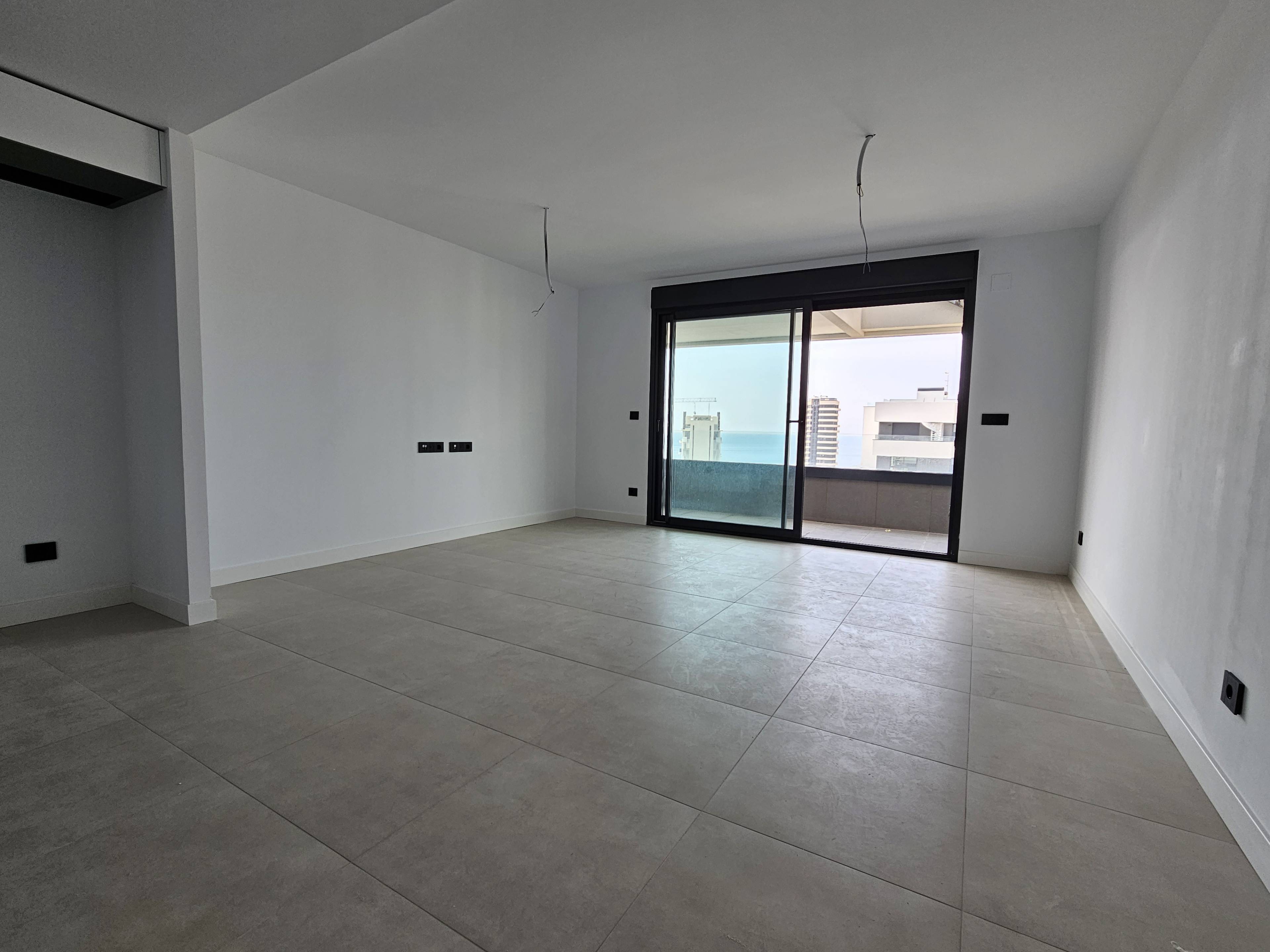 Building detail of the penthouse in Playa arenal-bol, Calpe