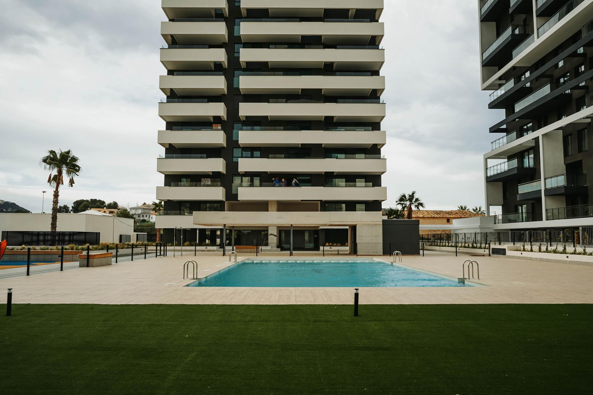 Floor plan of the 2-bedroom penthouse in Playa arenal-bol