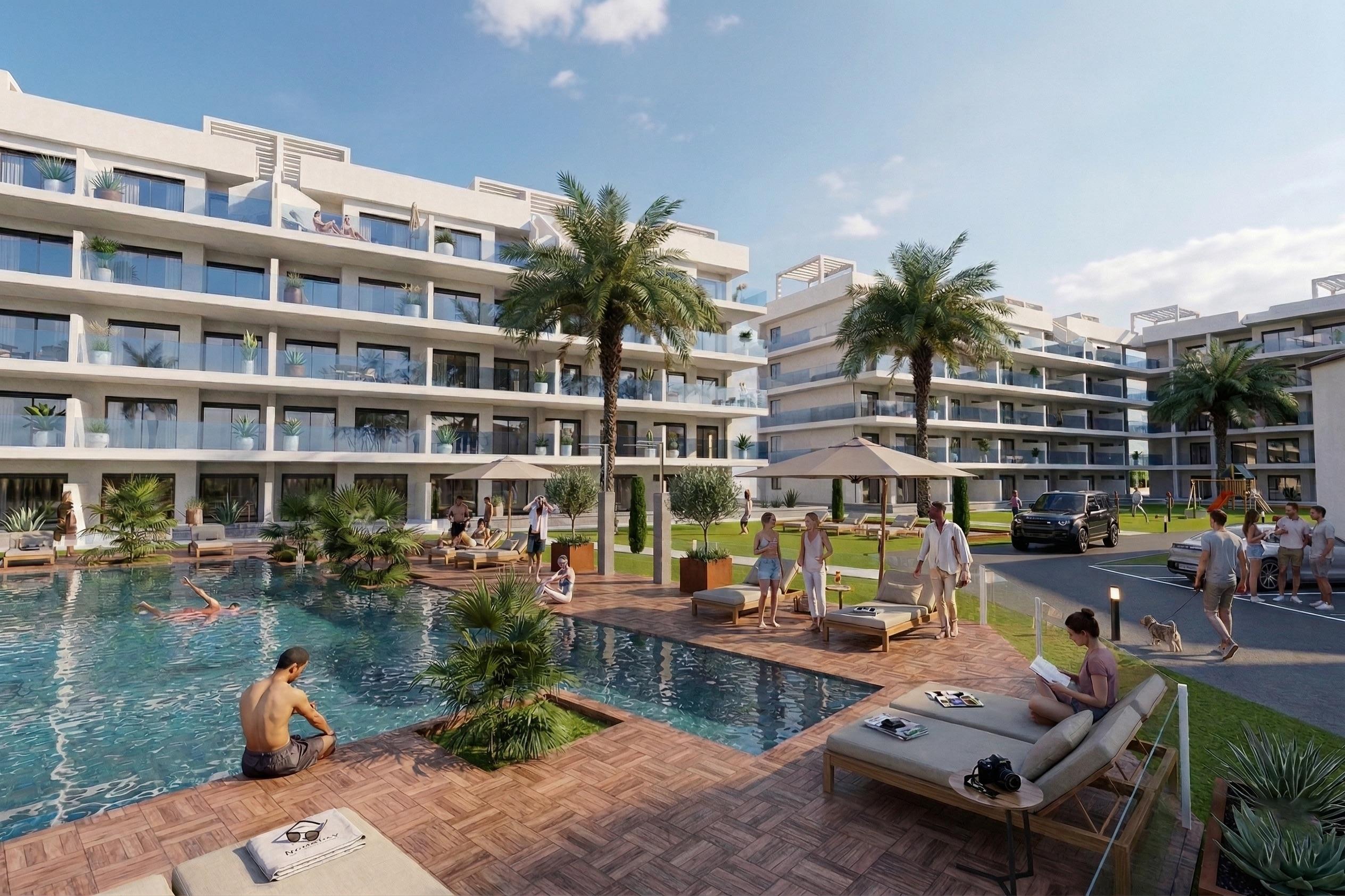Penthouse for sale in El Raso, Guardamar Del Segura - fourth-floor exterior view of new-build development
