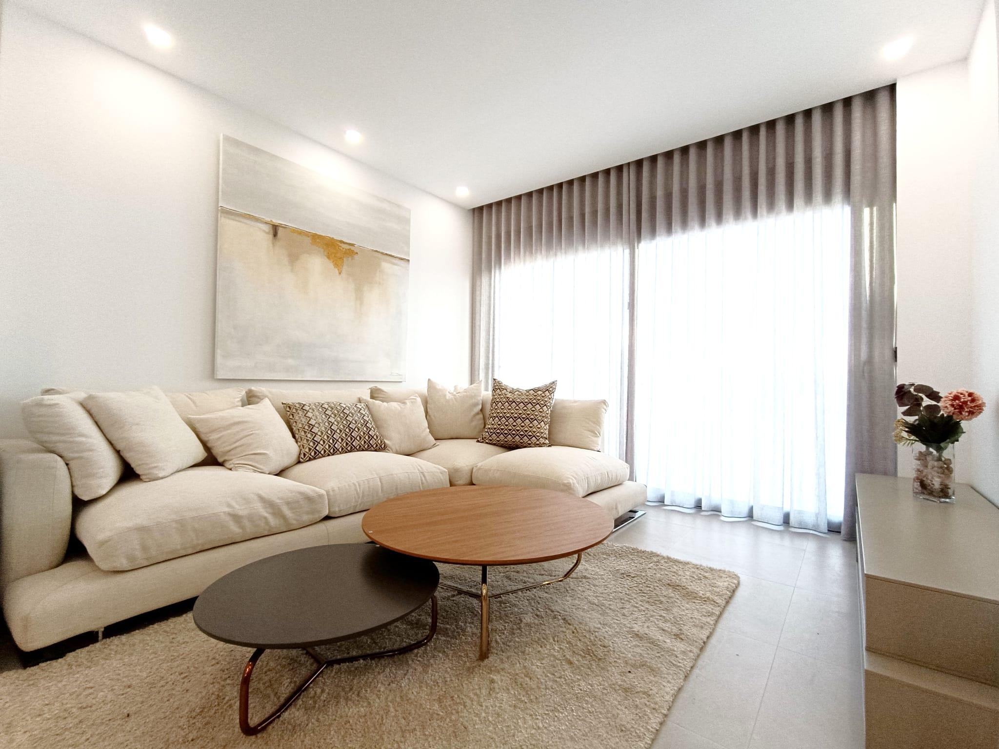 Interior detail showing finishes in new-build villa, Pueblo 4, Benijofar