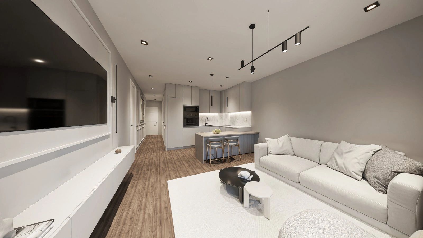 Bedroom with window, new-build apartment, Las Cañadas, Mijas