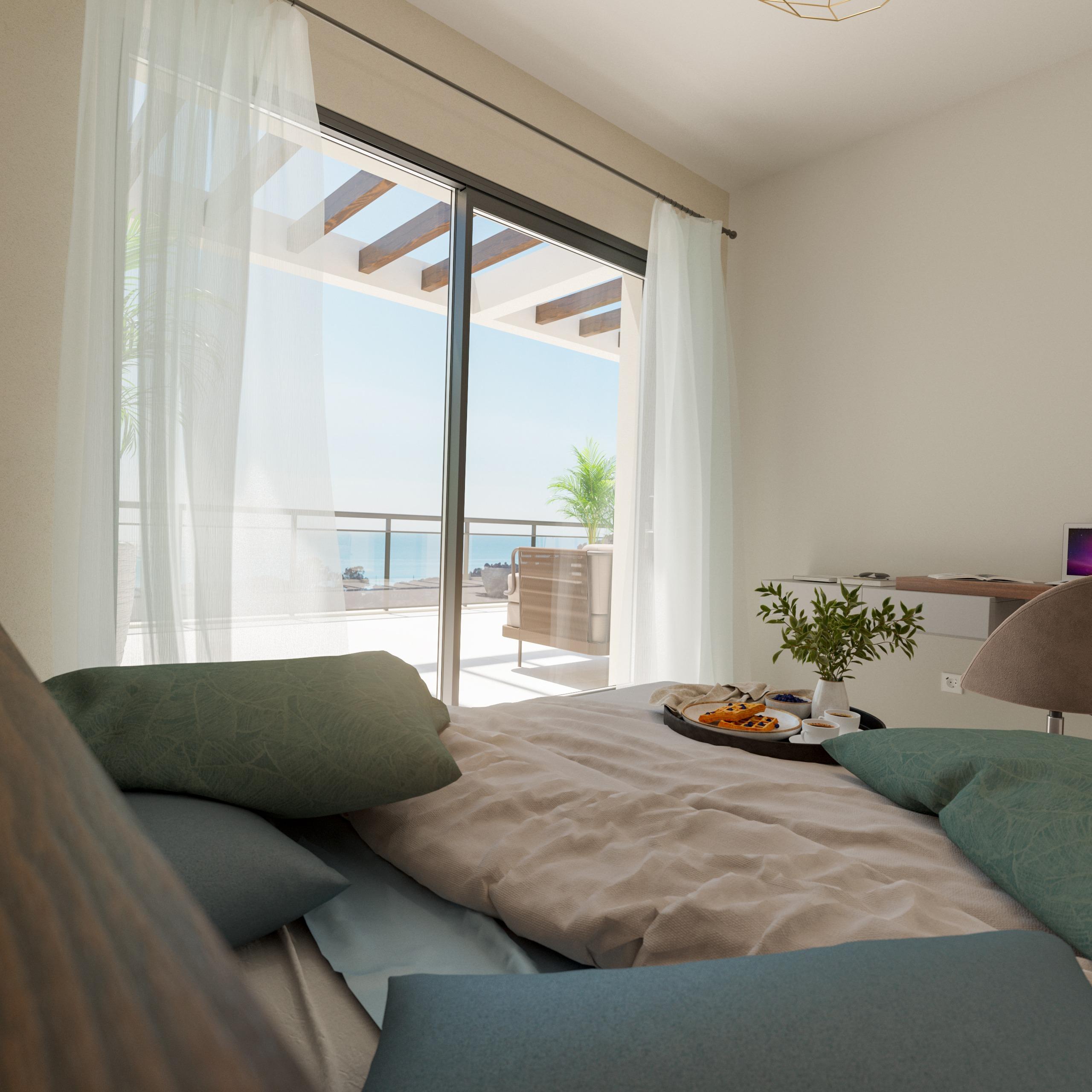 Communal pool and surrounding terrace, La Cala Golf development