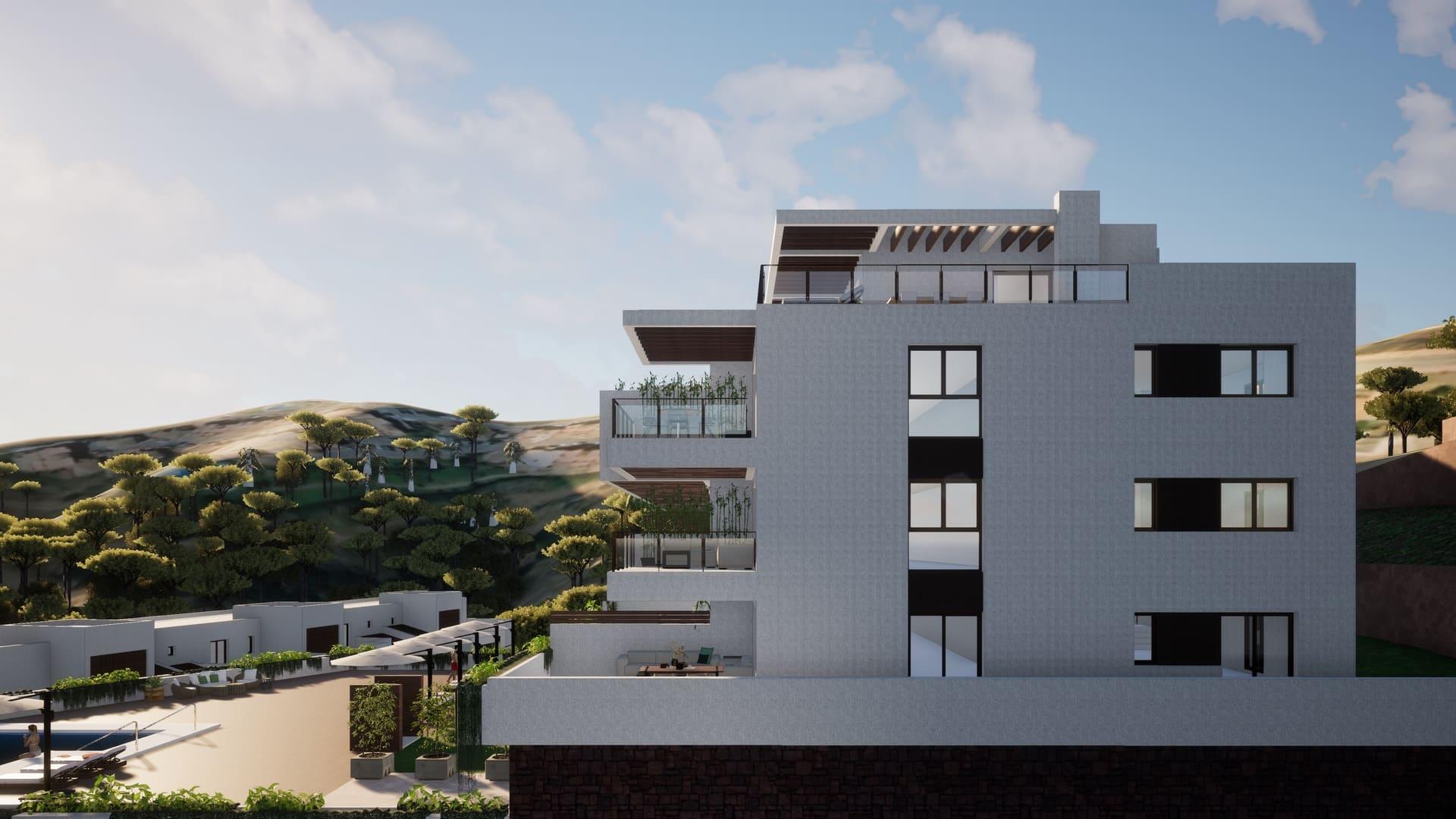 View from apartment towards La Cala Golf surroundings