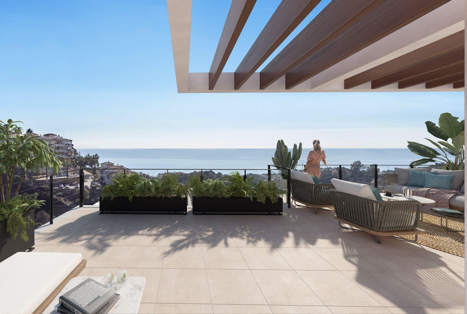 Development surroundings and green areas, La Cala Golf, Mijas