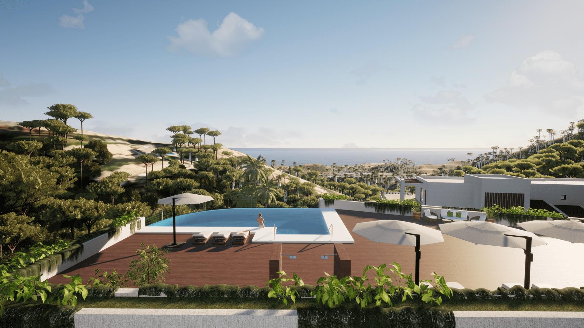 Main bedroom in 2-bedroom apartment, La Cala Golf, Mijas