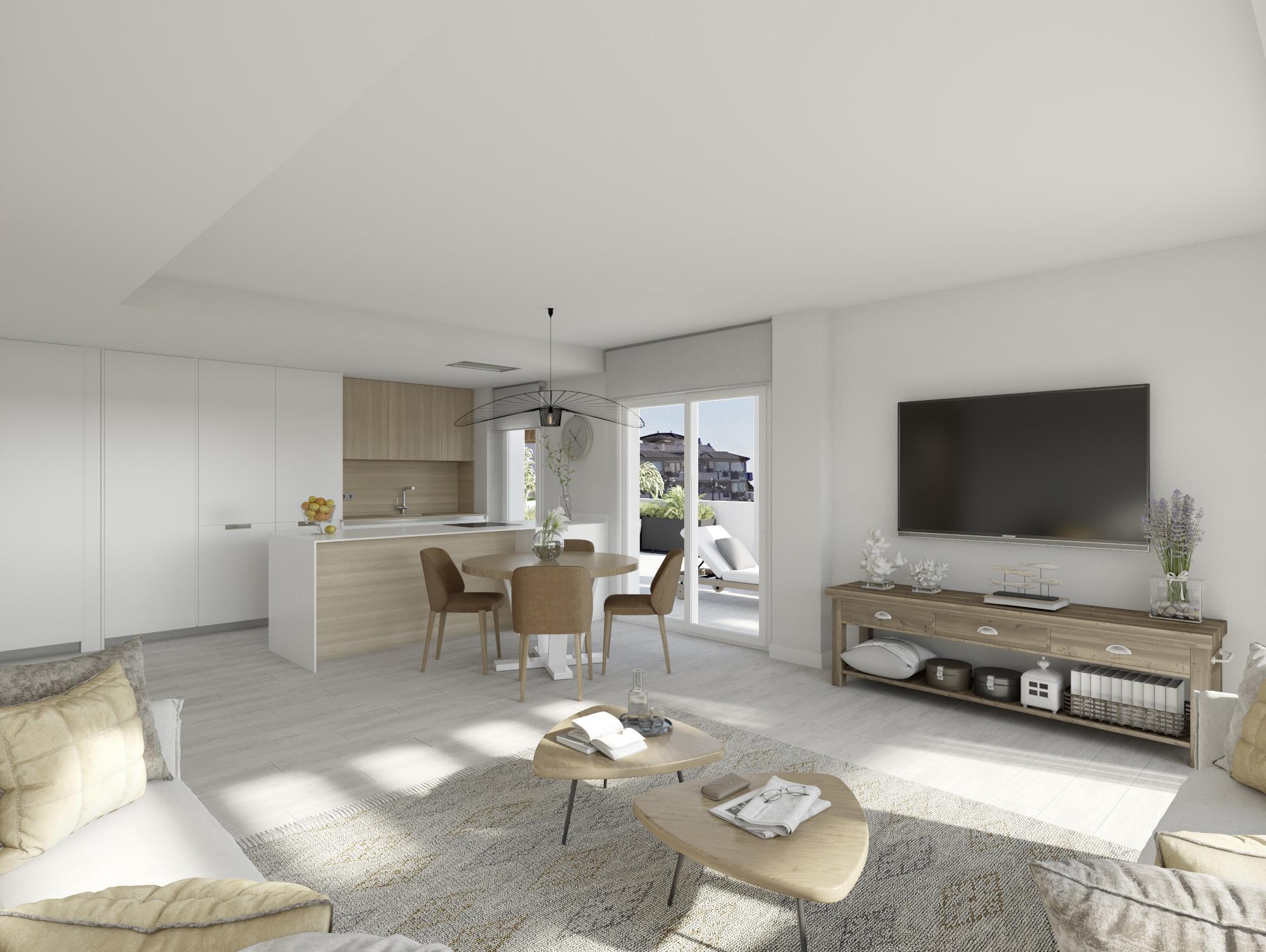 Bathroom with full suite in 2-bedroom apartment, La Cala Golf
