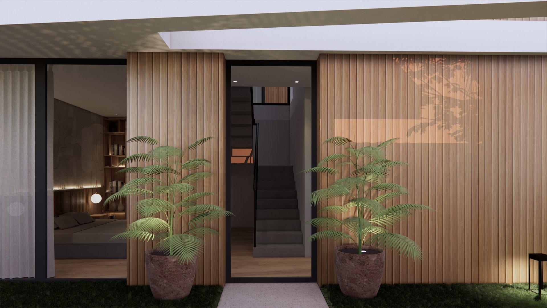 Front exterior of new-build villa, Torre de la Horadada, Pilar de la Horadada